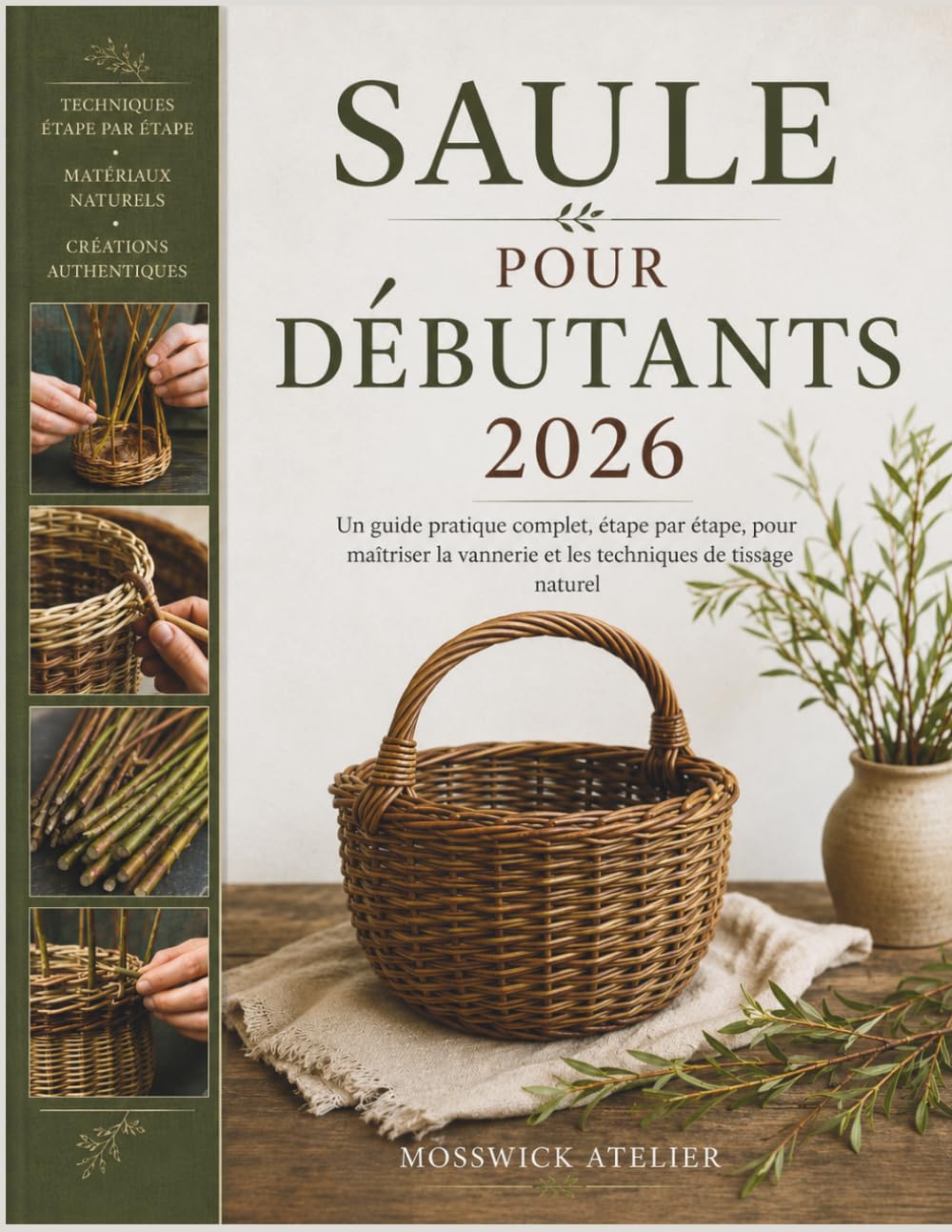 SAULE POUR DÉBUTANTS 2026: Un guide pratique complet, étape par étape, pour maîtriser la vannerie et les techniques de tissage naturel.