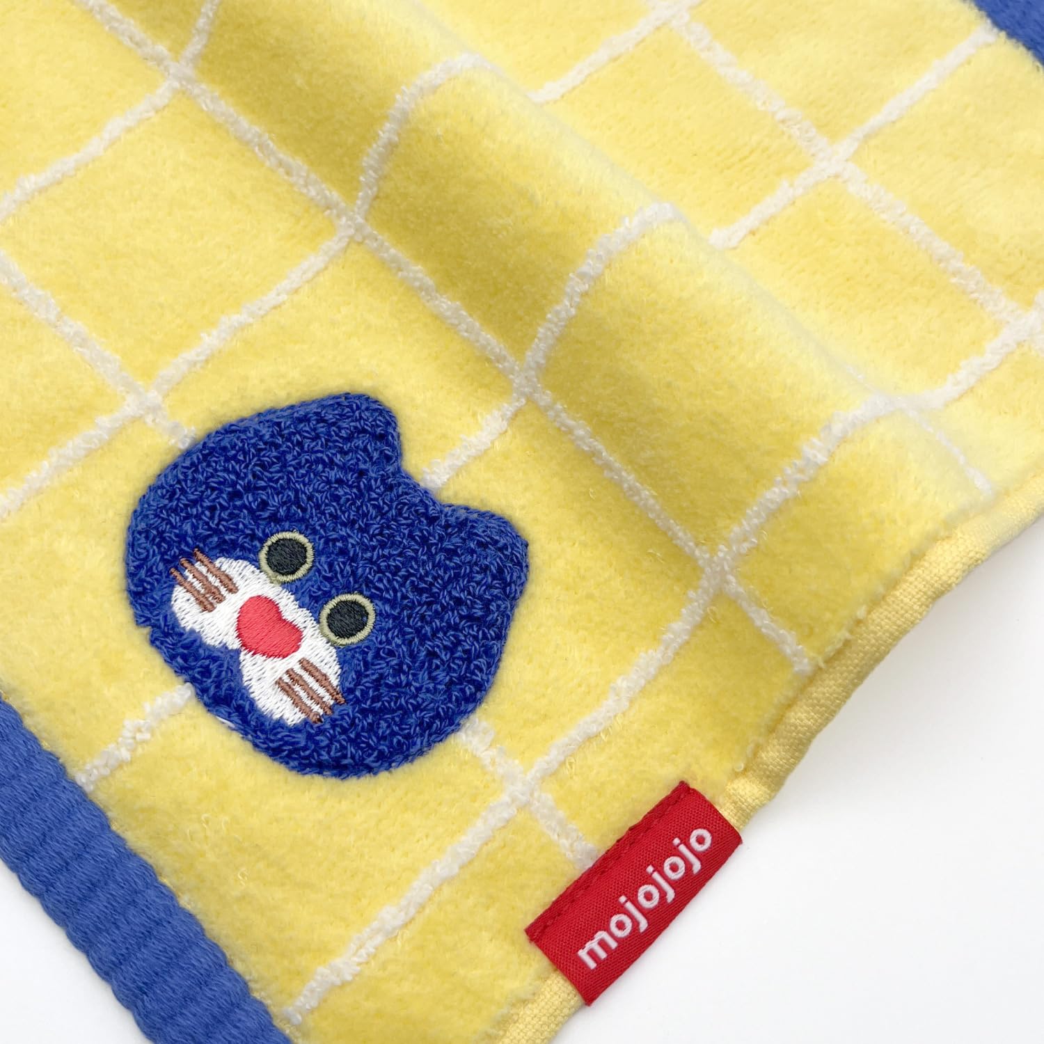 Amazon.co.jp: mojojojo サガラ刺繍付きジャガードタオルハンカチ