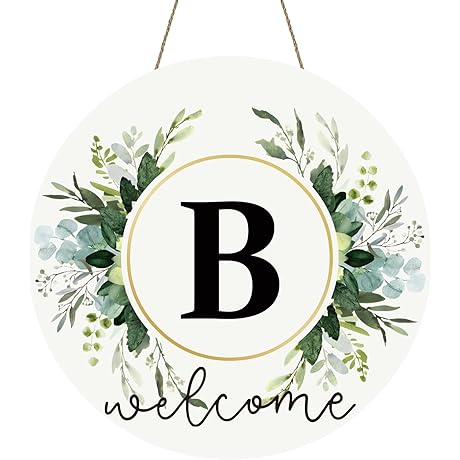 Monogram Door Hanger: the Welcoming Touch for Your Abode