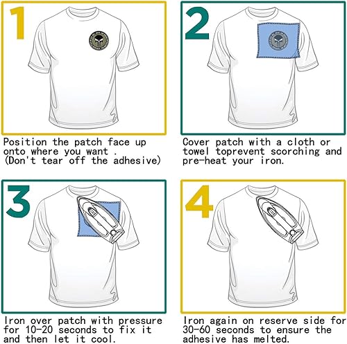 Miniatura 4 de DEZARO 3 parches bordados con logotipo del equipo favorito de los fanáticos del rugby y logotipo del casco para ropa, vestido, sombrero, jeans,