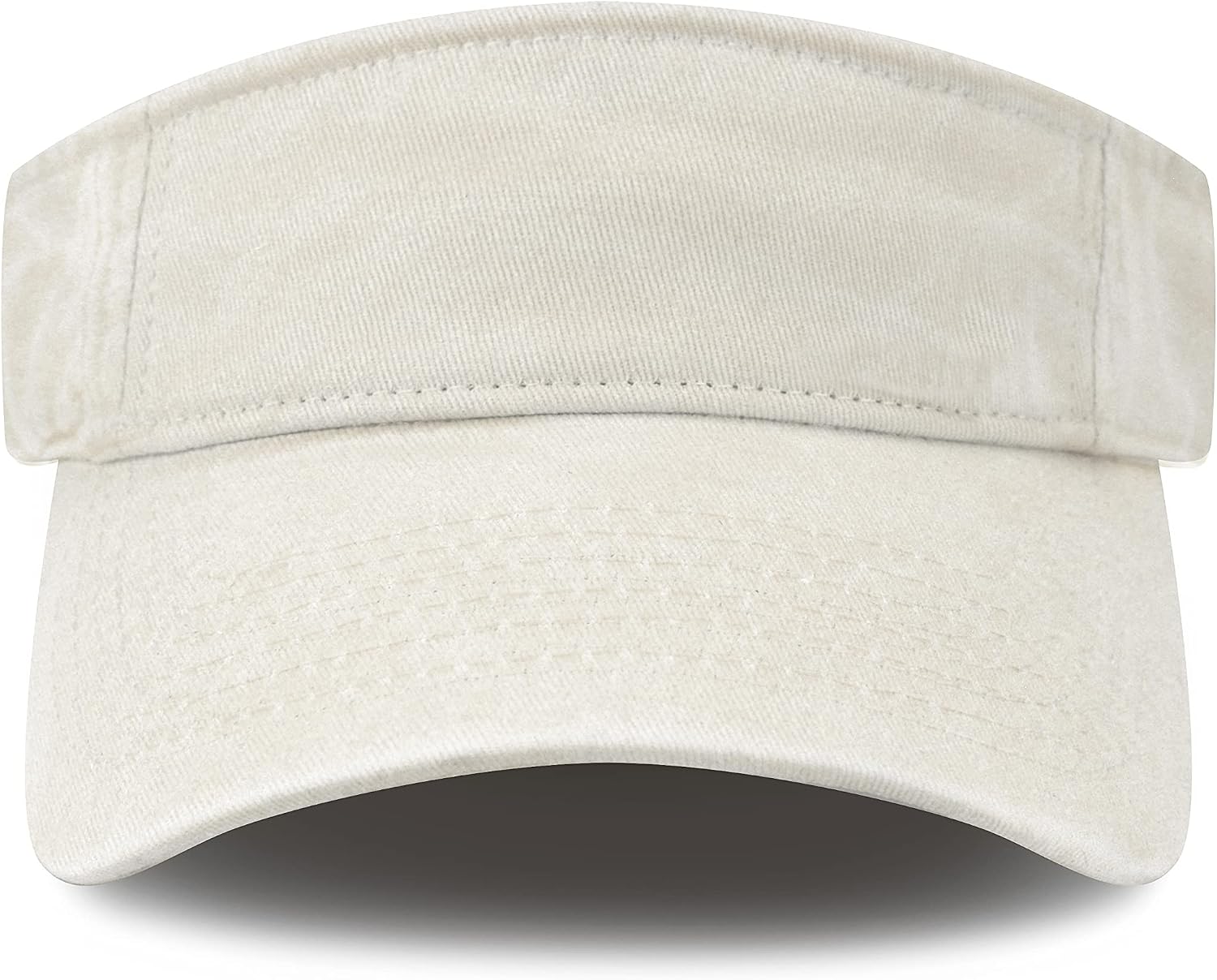 Sun Visor hat Sports 100% Cotton & Pigment Quick Adjust Strap Closure Sun-Protect Golf Men Women Visor Cap