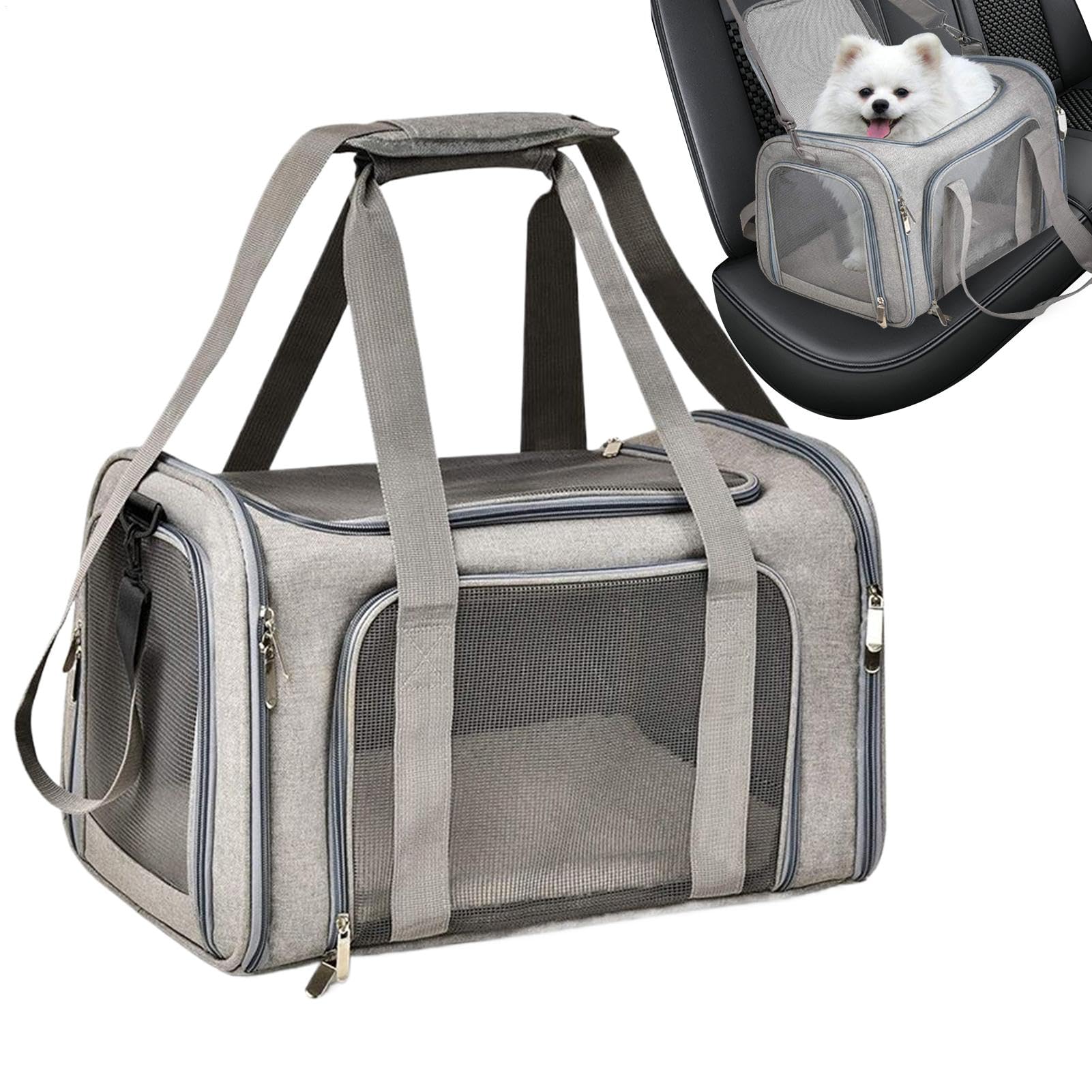 Sac transport chien pliable idéal pour vos sorties citadines