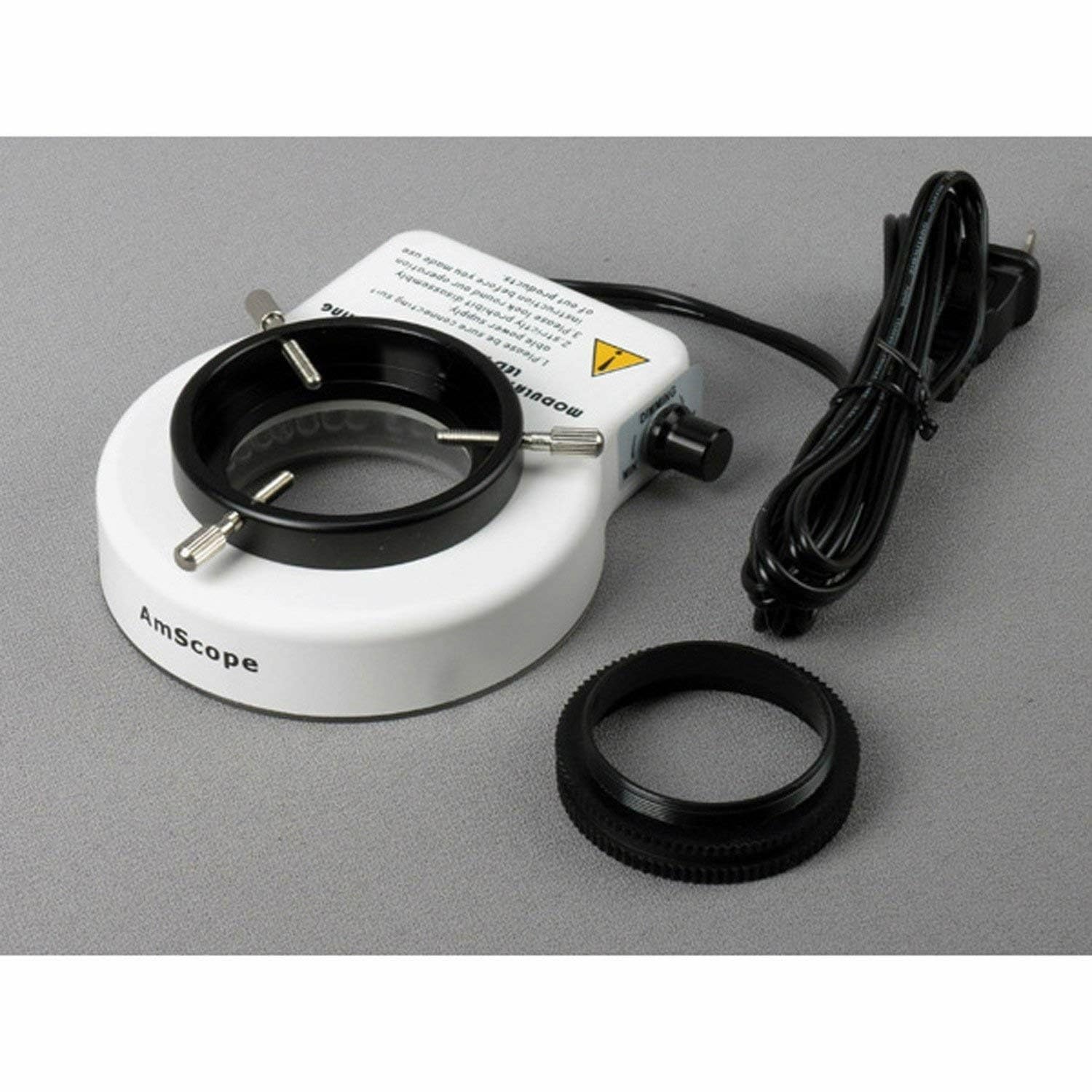 AmScope 80 LED microscopio compatto anello luce con dimmer incorporato