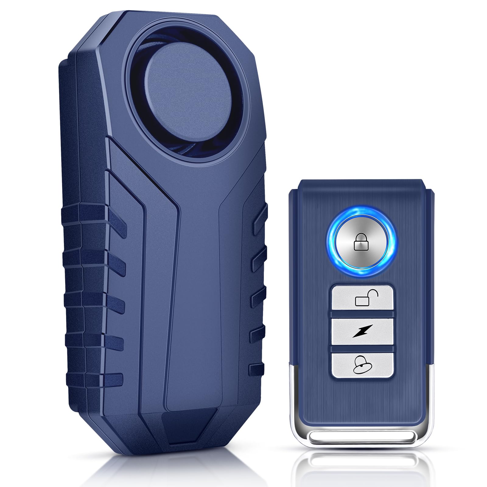 Allarme Antifurto Per Moto ZEXMTE, 110 DB, Ricaricabile USB-C, Telecomando Fino A 100 M, Impermeabile IP65, 7 Livelli Di Sensibilità