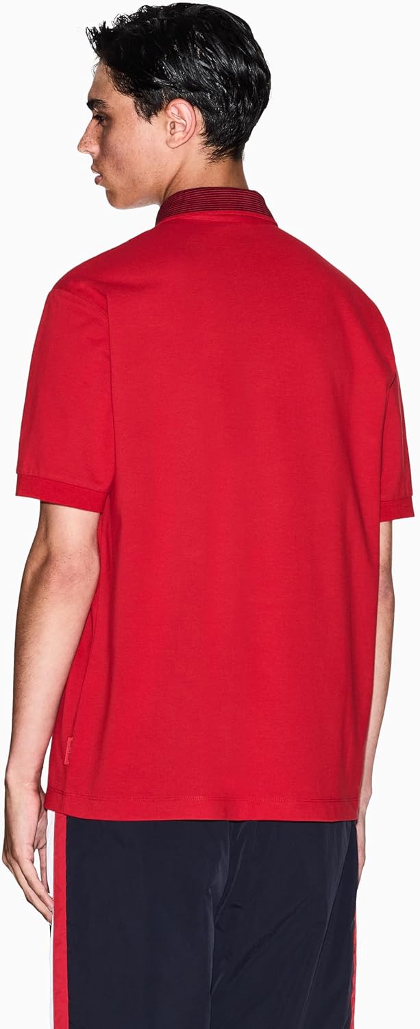 Armani Exchange Mens Cotton Piquet 1991 Bage Polo - Image 5