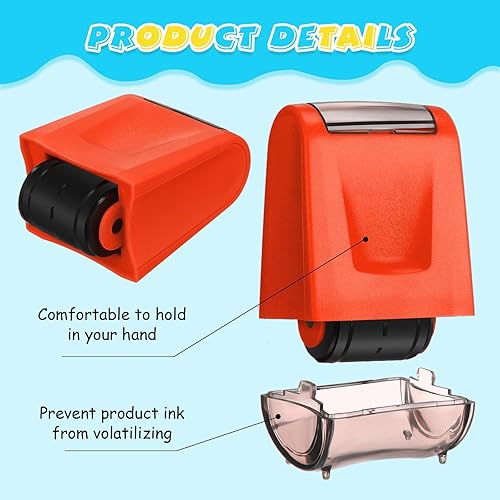 Miniatura 113 de Sherr 2 sellos de rodillo para el aula del profesor, debe tener, línea discontinua, escritura a mano, regalo de vuelta a la escuela, regalo