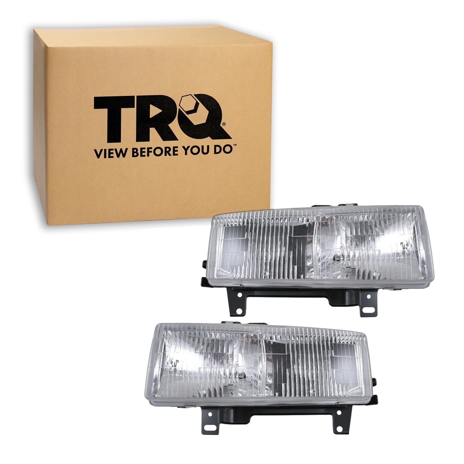 TRQ Headlight Assembly Set GM2502176 GM2503176