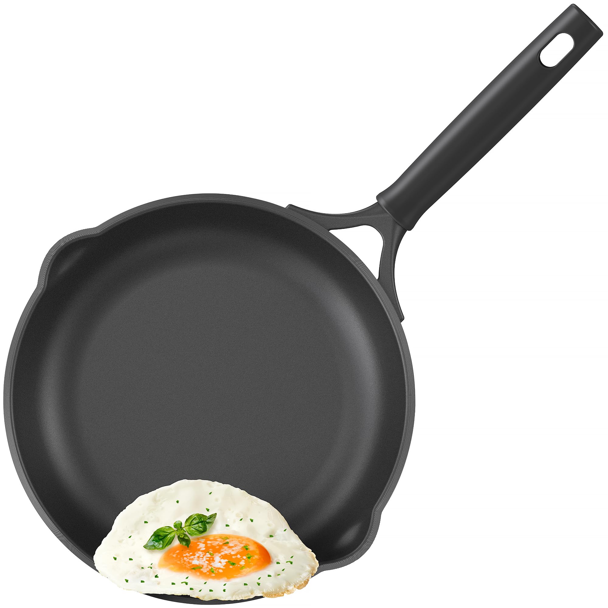 PekGema Nonstick Frying Pan 10 Inch Non Stick Skillet Omelette Pan Induction Skillet Compatible with All Stovetops PFOA