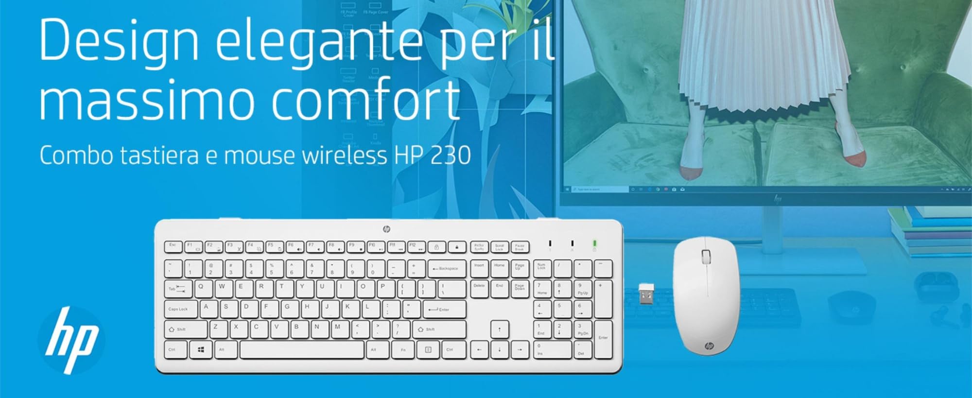 Logitech MK295 Kit Mouse E Tastiera Wireless, Tecnologia Silenttouch - Foto 5