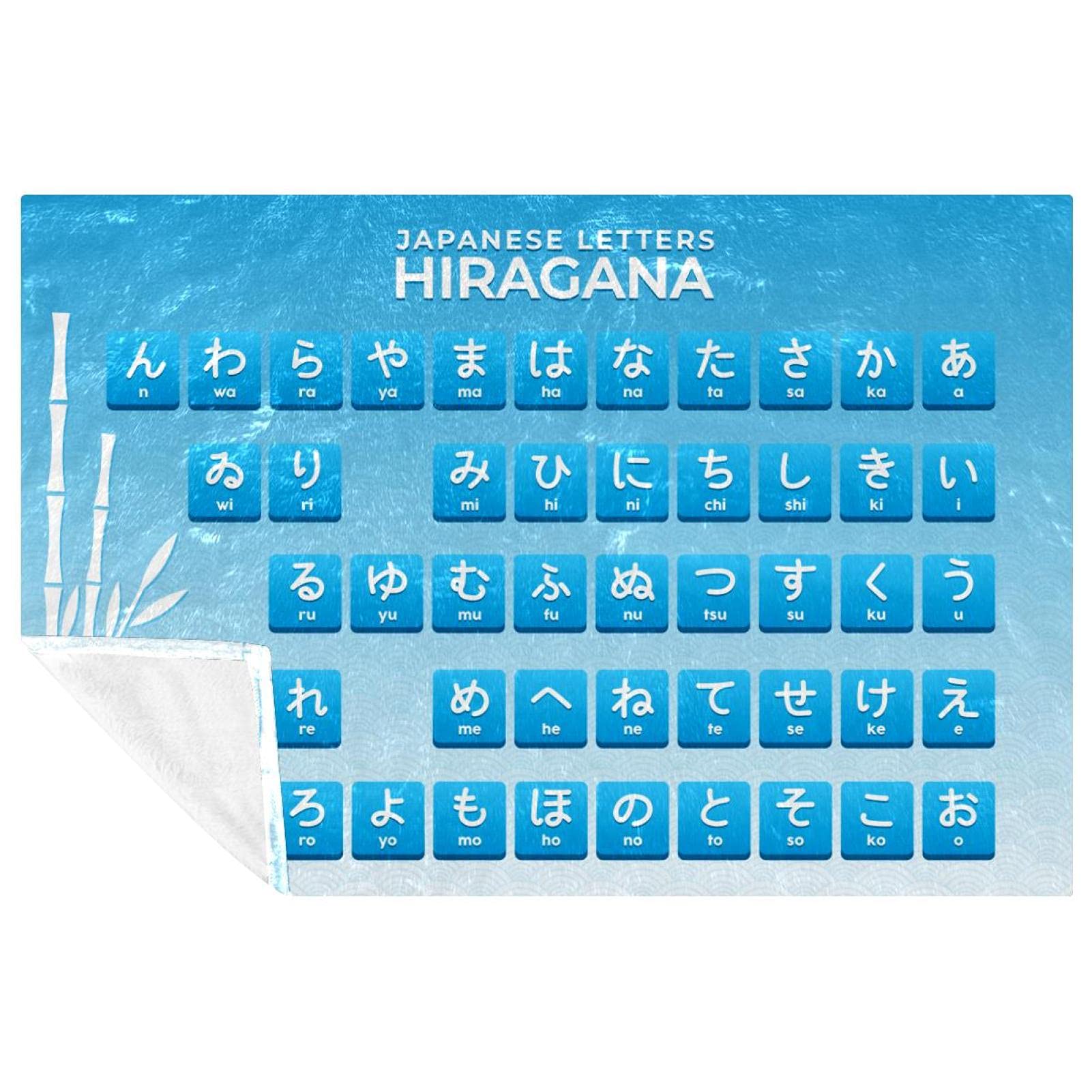 Plaid chaud hiragana pour vos soirées cocooning au salon