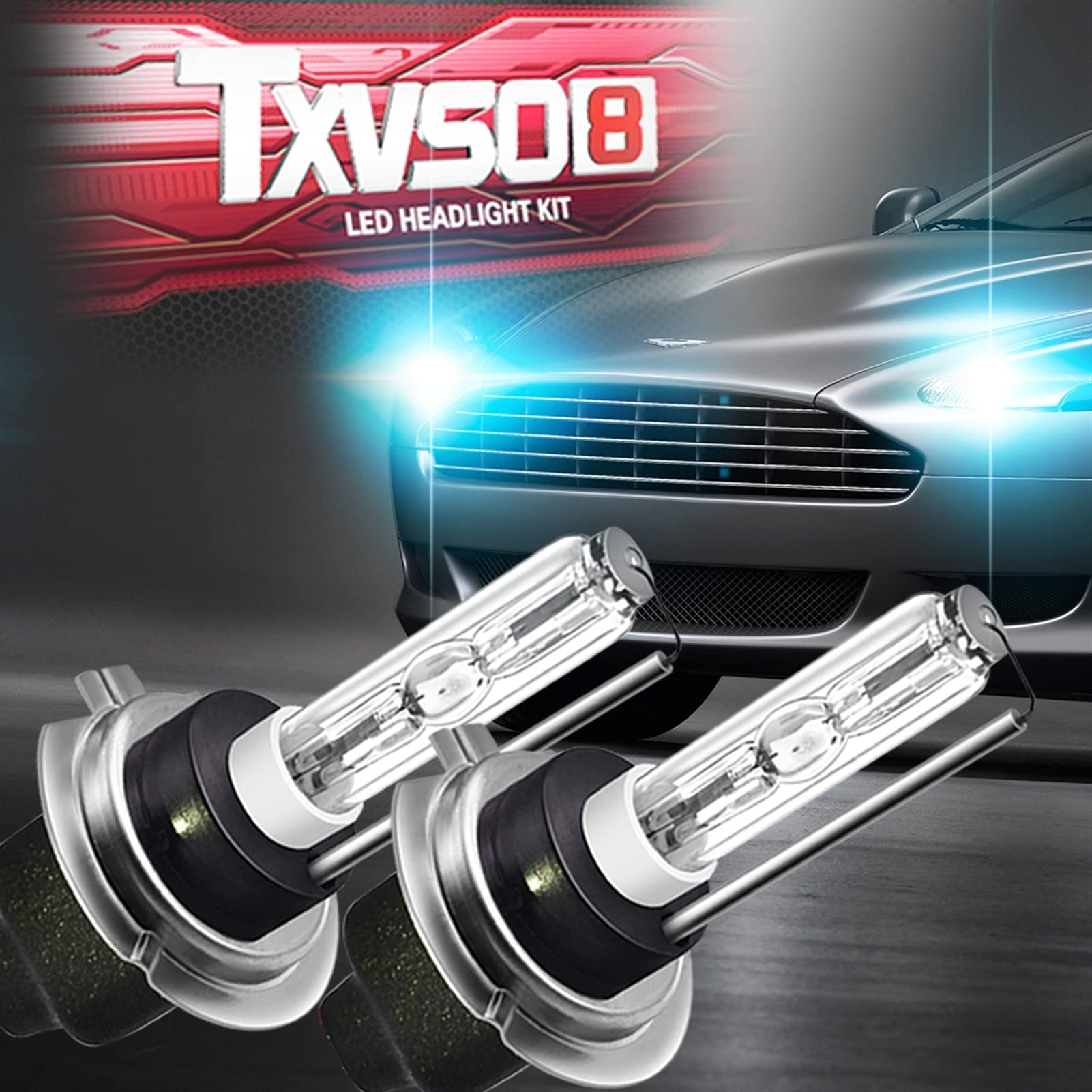 Auto leggera ad alta luminosità PORTATO Lampadina for auto H7 35W 55W 4300K ​​5000K 6000K 8000K 10000K 12000K for General Motors. - Lampada faro(6000k,55W)