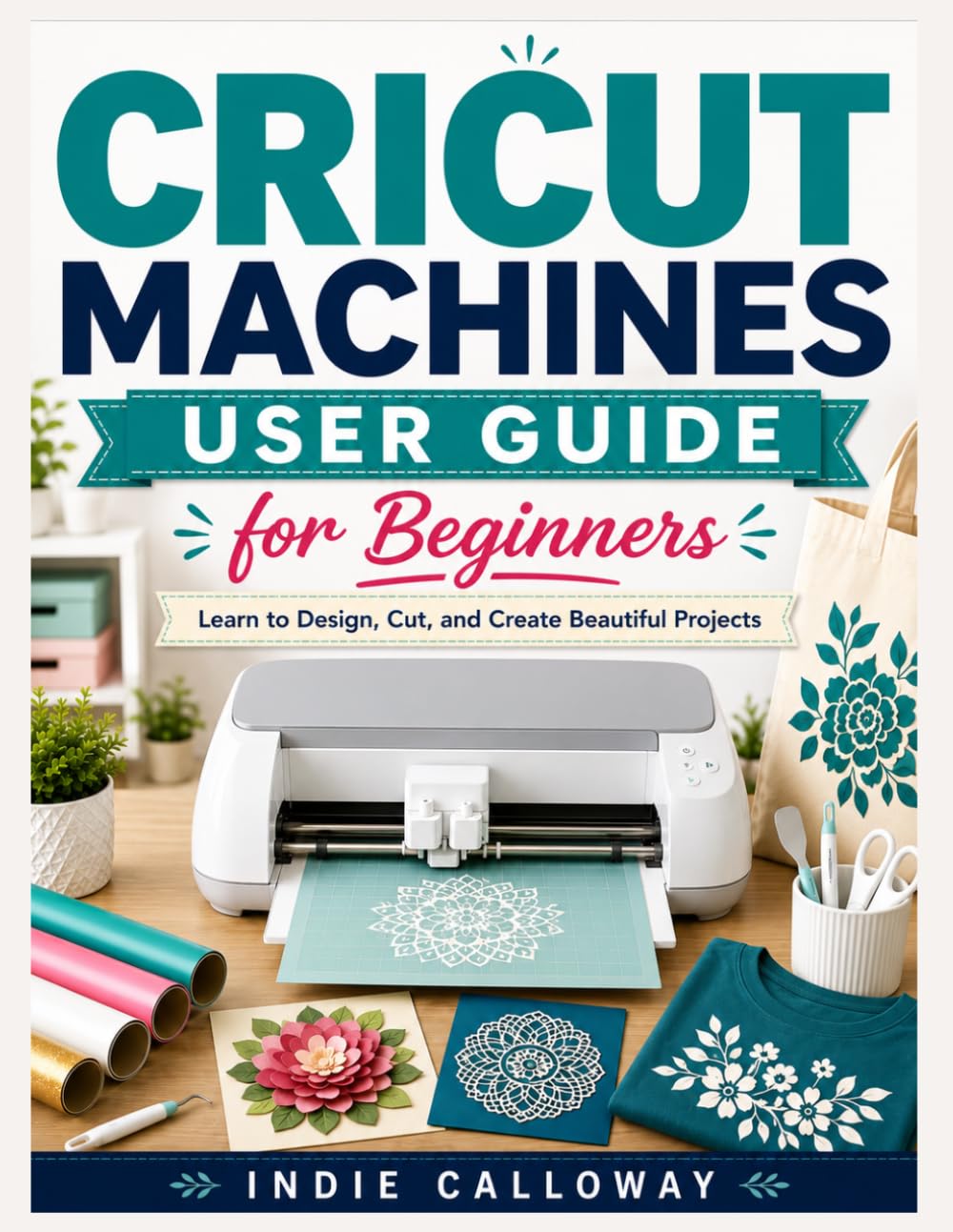 Cricut Machines User Guide for Beginners: Learn to Design, Cut, and Create Beautiful Projects