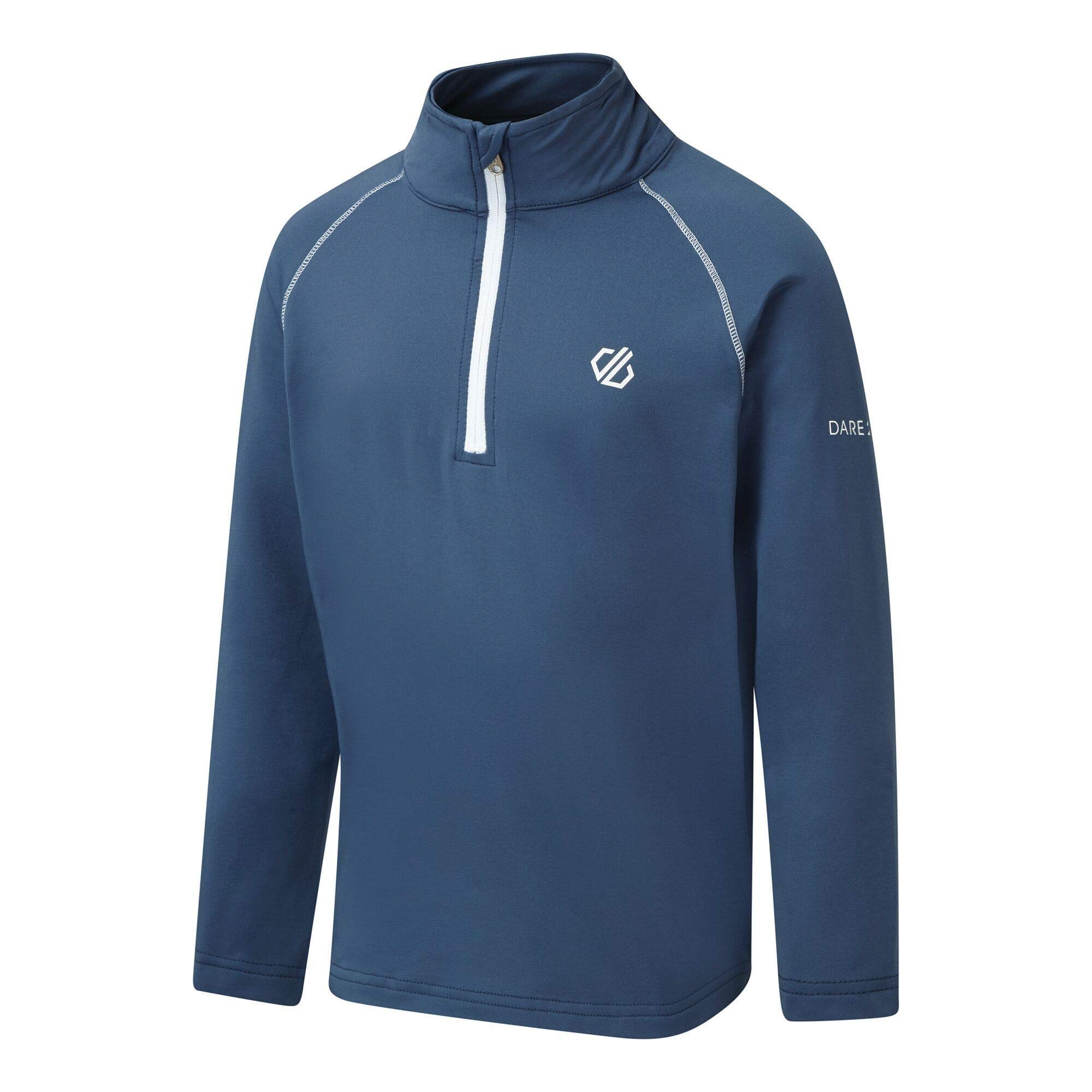 Dare2b Kids' Consist II Recycled Core Stretch Midlayer Suéter, Juventud Unisex, Rosa, 11-12 años