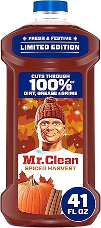 Mr. Clean All Purpose Cleaner, Cleaning Liquid, Spiced Harvest, 41oz
