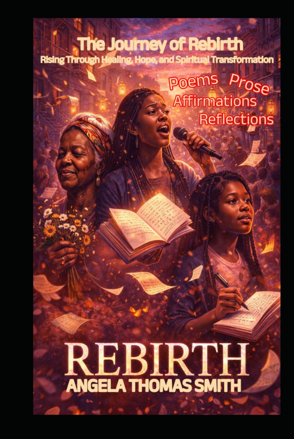 The Journey of Rebirth; Rising through Healing, Hope and Spiritual Transformation: Poems, Prose, Affirmation and Reflections.