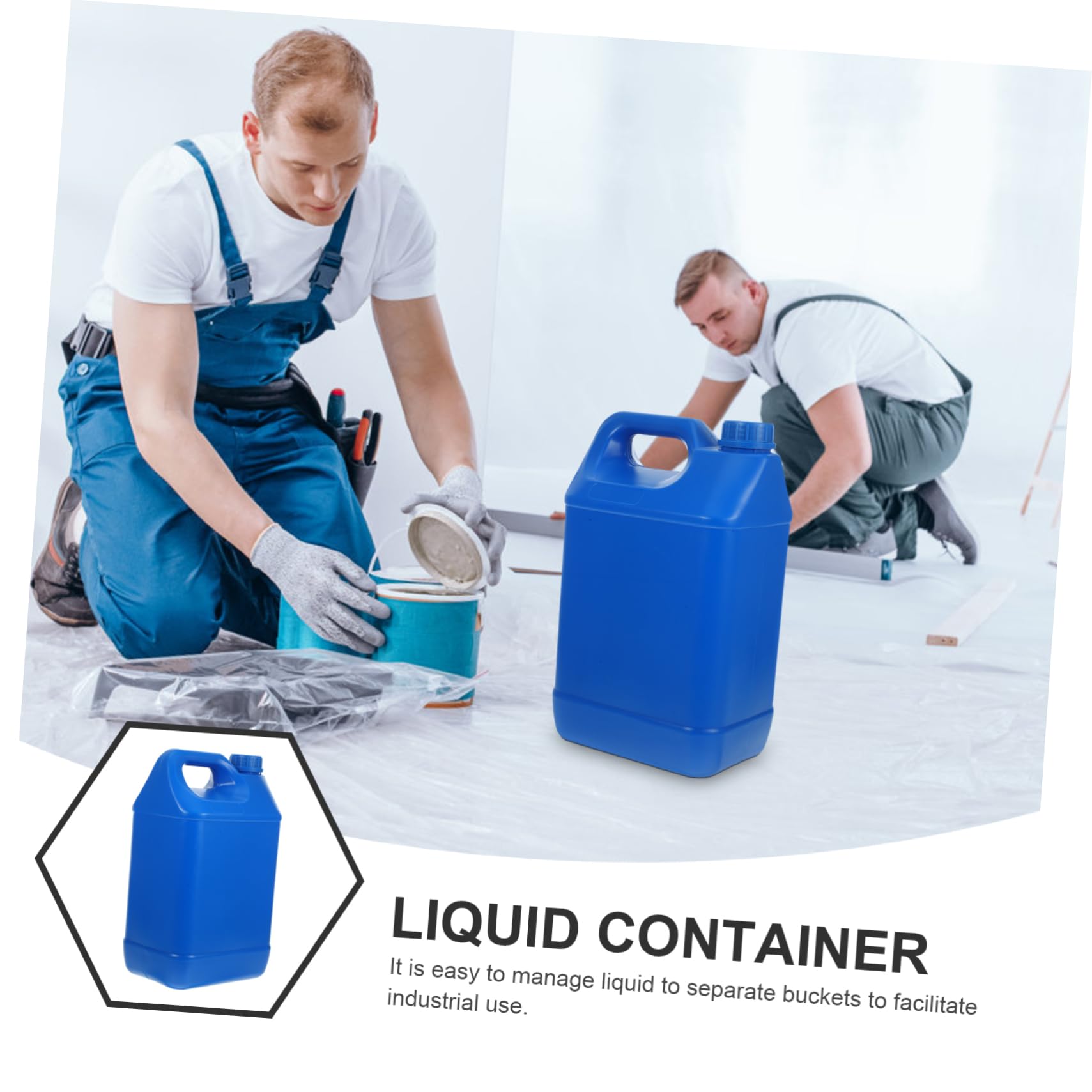 Gatuida 3pièces Conteneur De Stockage Liquide Avec Couvercle Bouteille Étanche Pour Camping Eau Huile Et Produits Chimiques Récipient De Rangement