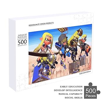 スプラトゥーン　初代　パズル　70ピース　4種類　未使用 ジグソーパズル スプラトゥーン シオカラーズとジャッジくん 70