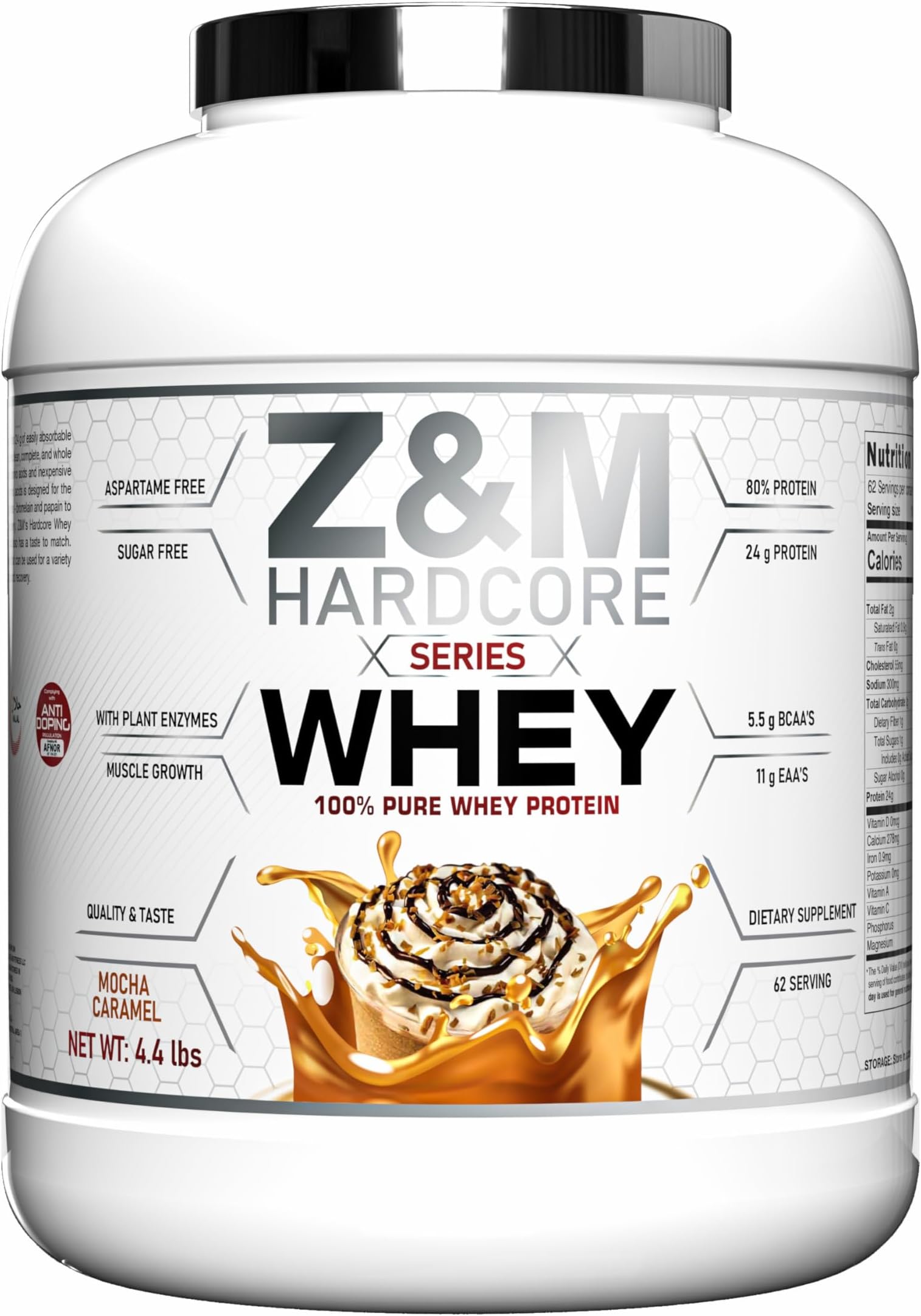 WHEY PROTEIN MOCHA CARAMEL
