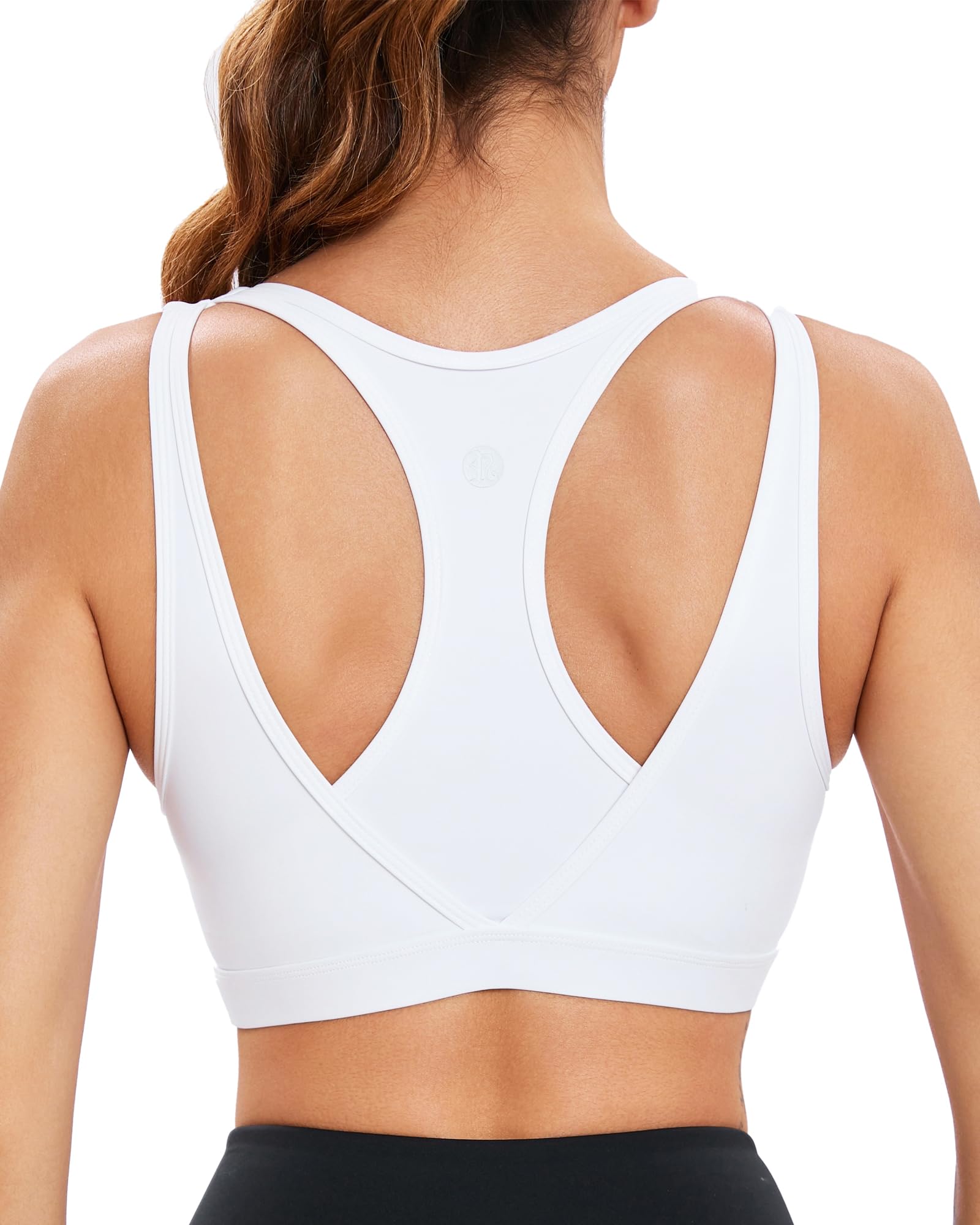 RUNNING GIRL Sports Bras for Women High Support,Molded Cup High Impact Sports Bra Racerback Workout Yoga Running Bra