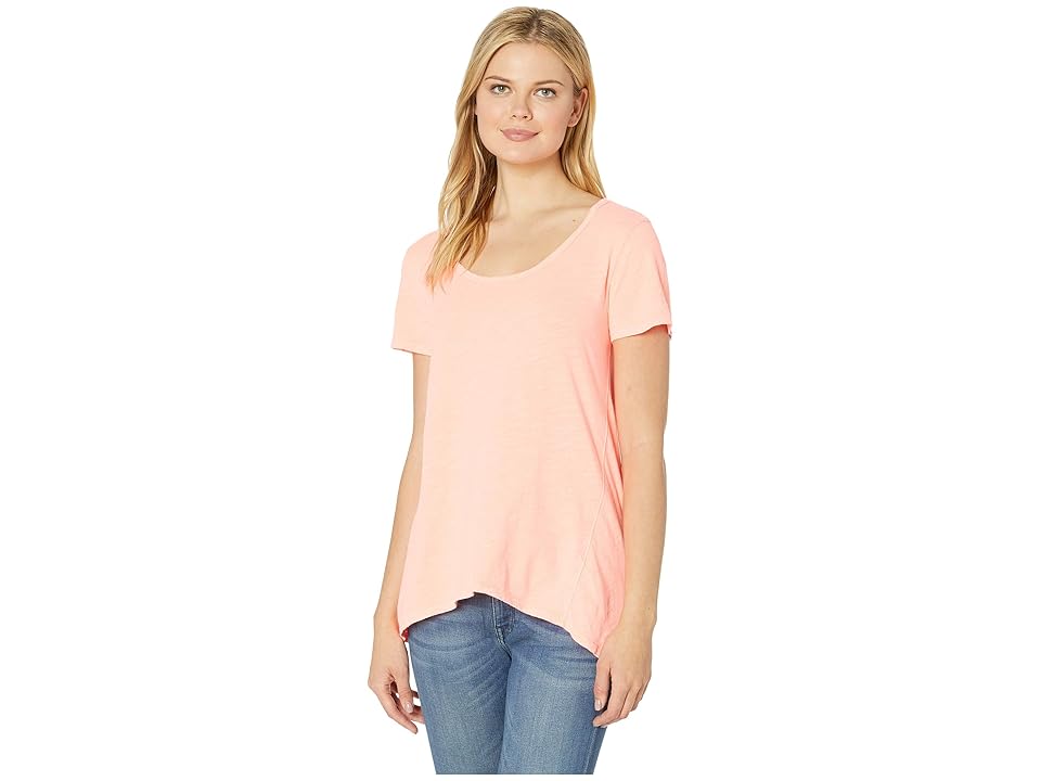 

Fresh Produce Luna Top (Sunkissed Orange) Women's Short Sleeve Pullover