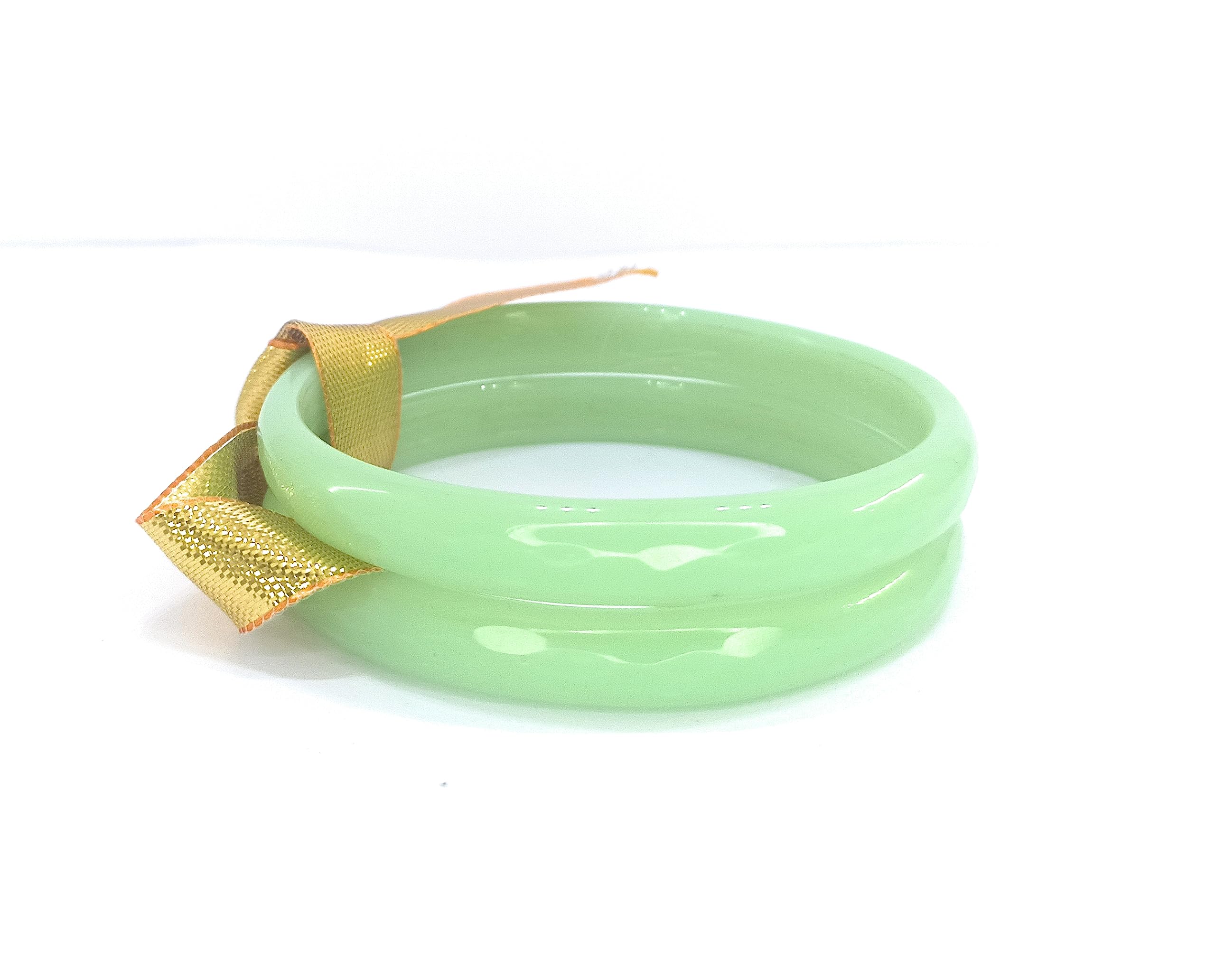 SBS Diamond Pattern Crystal Glass Kada Bangle set of 02 for women and girls (Pista, 2.4) (B0C89RXDZS) Amazon Price History, Amazon Price Tracker