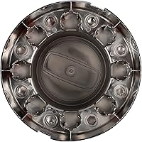 Vista 6 de ECCPP Juego de 4 tapas centrales de 7 ruedas cromadas delanteras y 2 traseras para Dodge RAM 3500 2011-2018 Dually de 1 tonelada para camión Alcoa