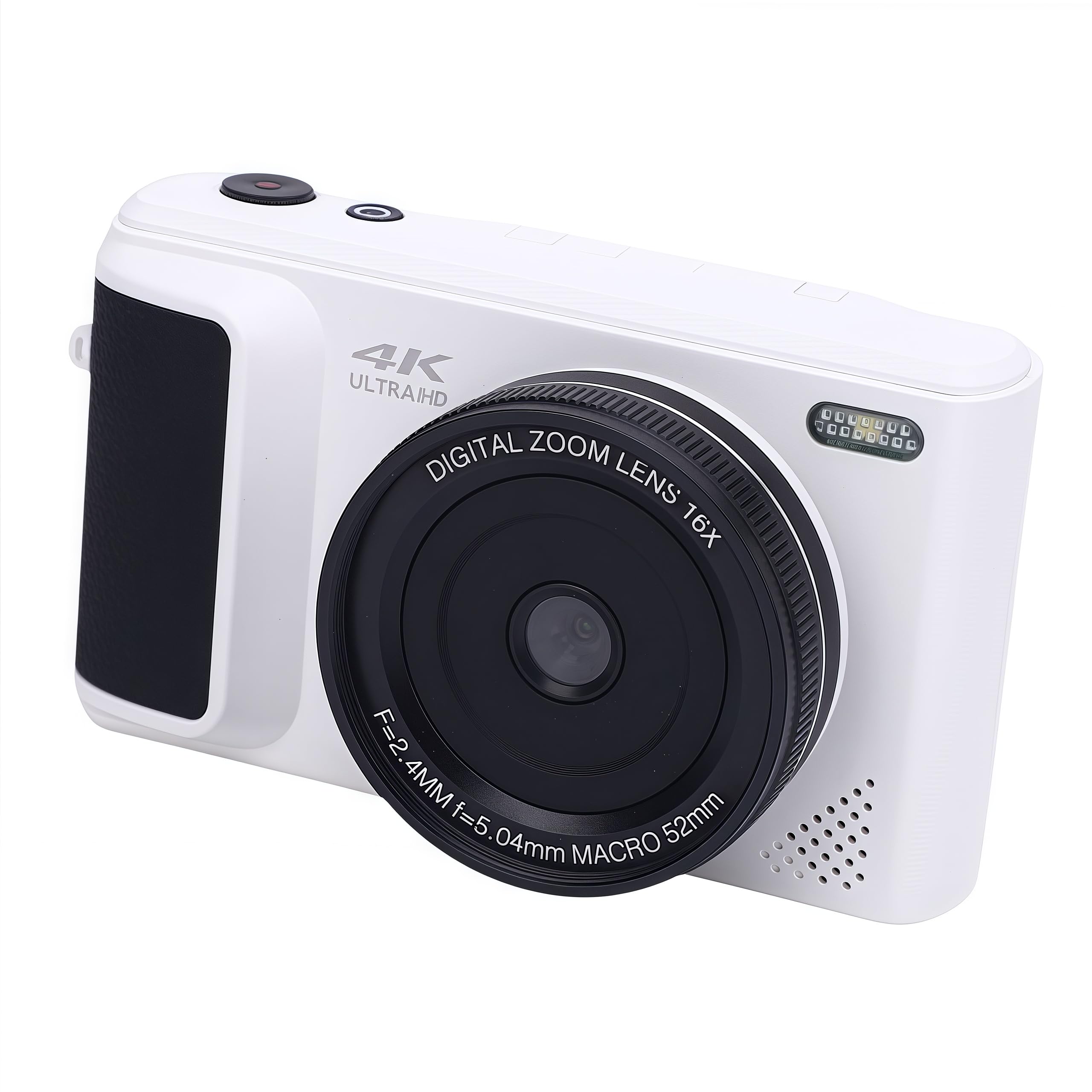 Tangxi 4K Digital Camera for Photography, 64MP HD Autofocus Vlogging Camera with 2.8 180° Flip Screen, Retro Mirrorless Video Cam with 16X Digital Zoom, AI Stabilization (White)-picture-40