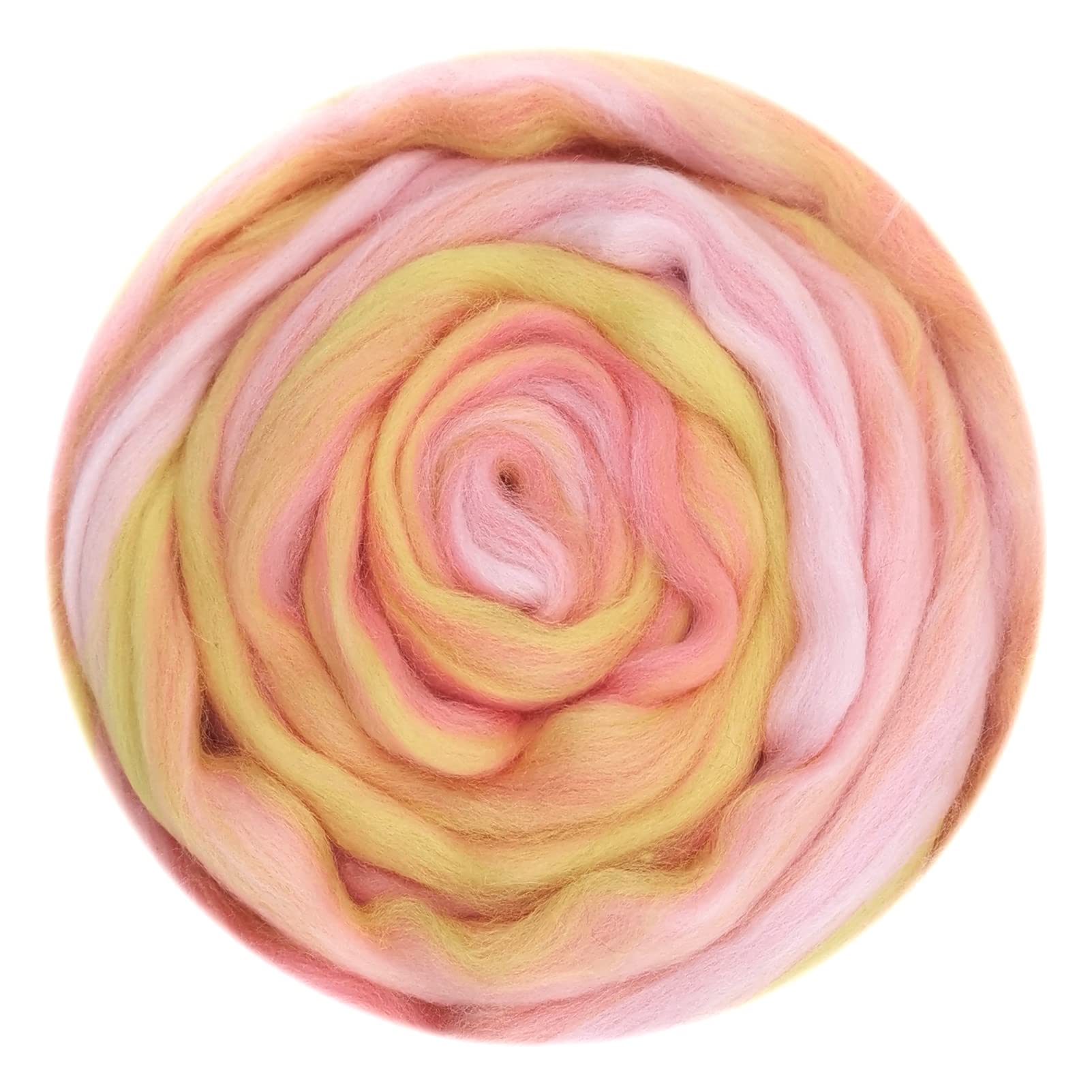 50G Blended Felting Wool - 24 Options for Needle Felting Kit - 19 Microns Fast to Felt (16)