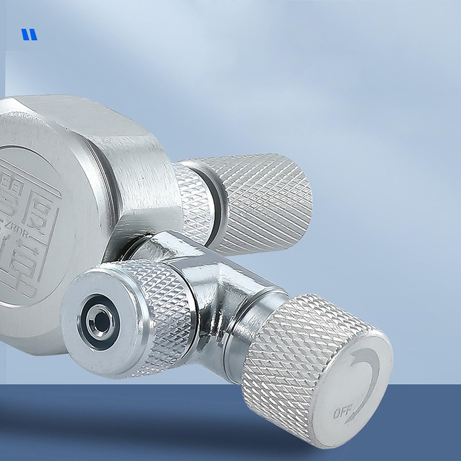 perfk Regulador Divisor de CO2 de aleación de Aluminio con múltiples Salidas Accesorio para Acuario