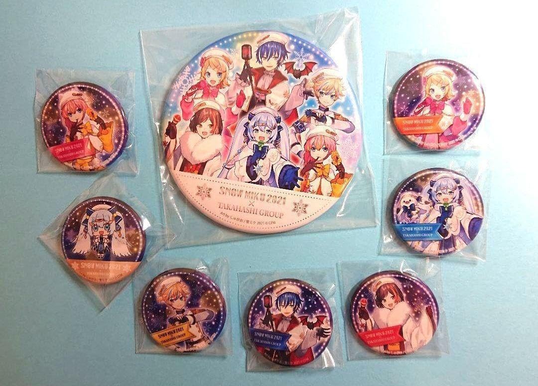雪ミク缶バッジタカハシグループ