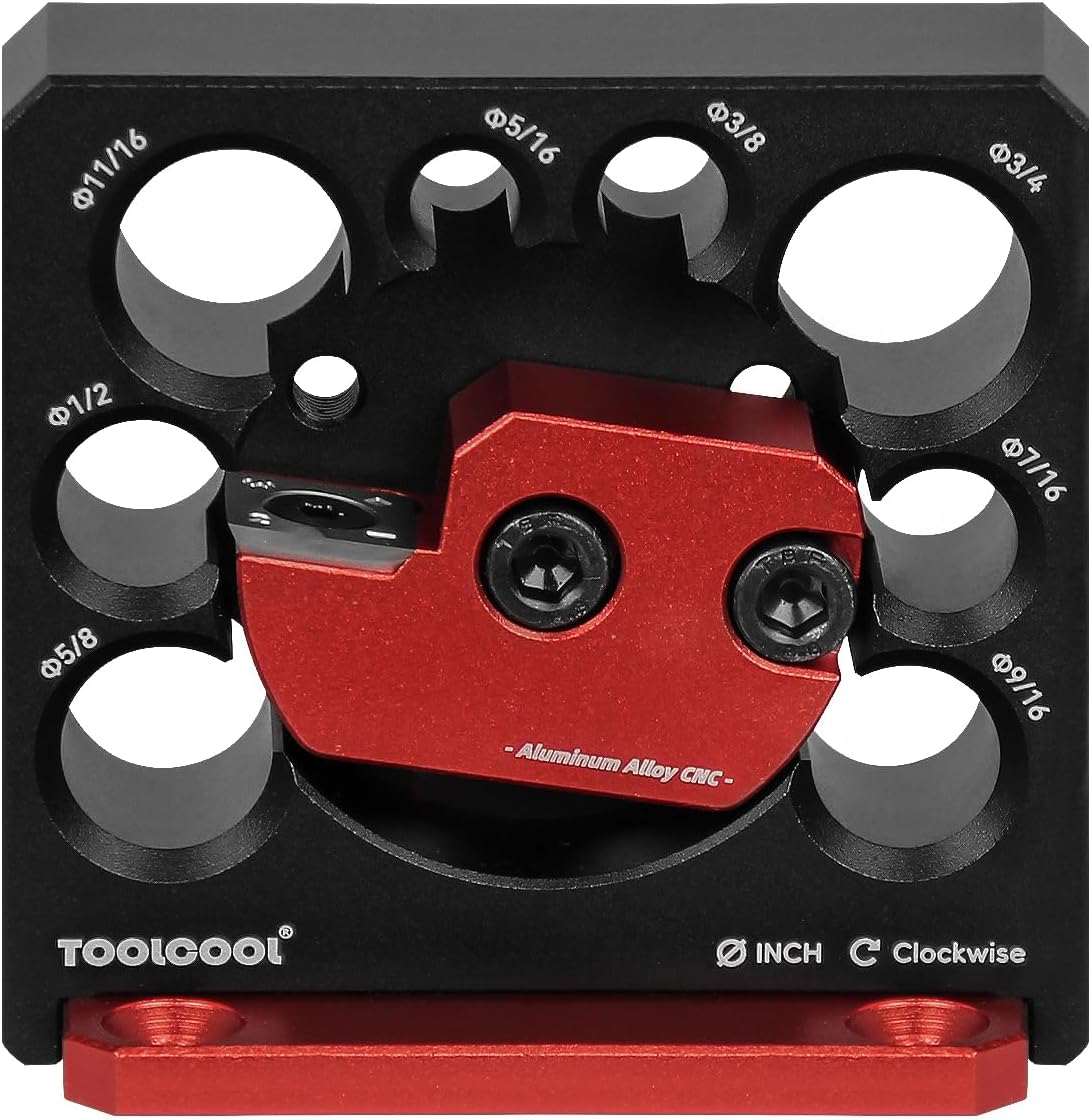 Toolcool Electric Drill Carbide Inserts Dowel Maker High Speed Dowel Cutter Plate (Imperial 8 Holes)