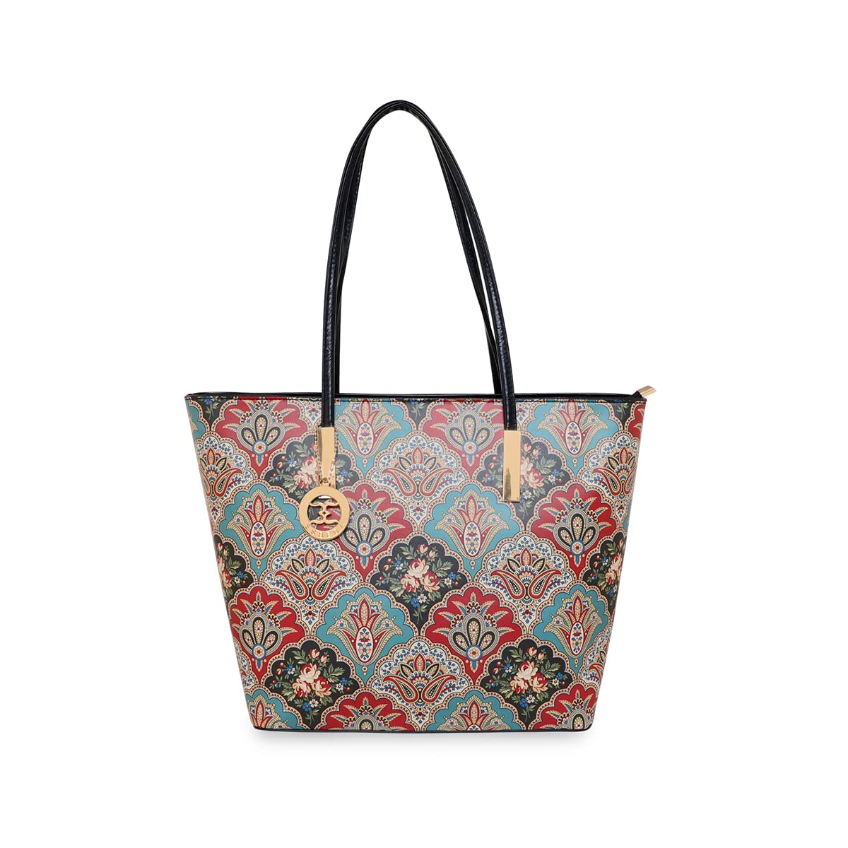 See full amazon price history chart for ESBEDA Multi Color Mandala Graphic Printed Handbag For Women-13366 ESBEDA Multi Color Mandala Graphic Printed Handbag For Women-13366 (B0BQYY57R4) Amazon Price History, Amazon Price Tracker