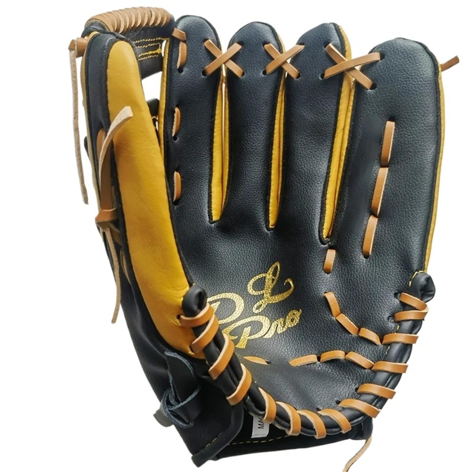 Doppellagiger Baseball- und Softball-Handschuh aus Rindsleder, Wurf- und Empfangshandschuh für Feldübungen und Wettkampfspiele