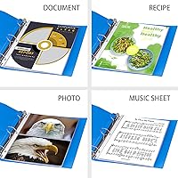 Vista 4 de VST Heavy Duty Sheet Protectors 8.5 x 11 Inch for 3 Ring Binder, 3 Mil Crystal Clear Page Protectors, Plastic Sleeves for Binders, Top Loading Paper