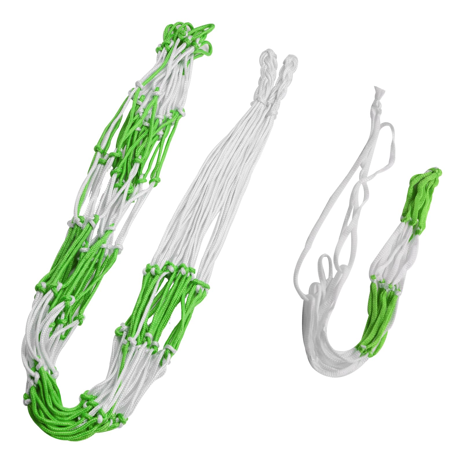 Pumuky Rete Per Palloni Set Di 2 - Borsa A Rete Nylon Per Basket, Calcio, Pallavolo, Con Cordino - Foto 5