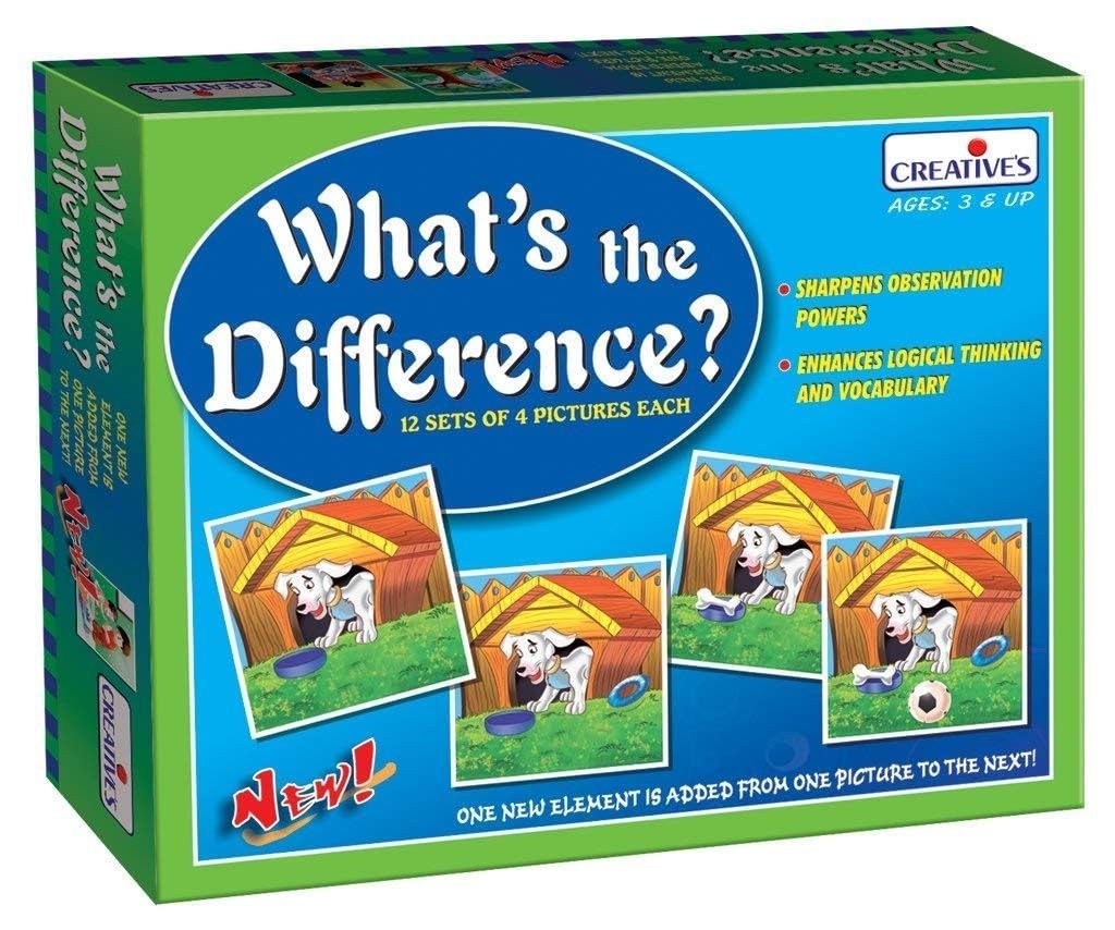 Creative Educational Aids - What S The Difference - Picture Cards, 3 Years And Above (B009310YEO) Amazon Price History, Amazon Price Tracker