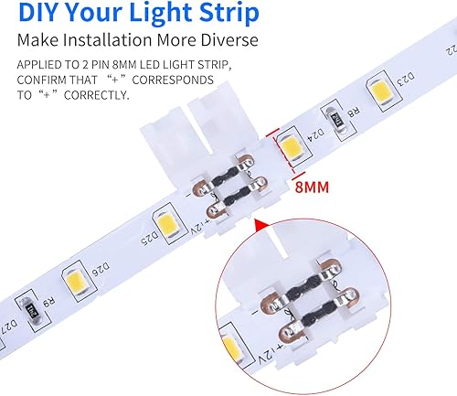 Miniatura 4 de Fuente de alimentación de tira LED de 12V 2A con interruptor de encendidoapagado, transformador de 100-240V CA a 12V CC, adaptador de corriente de