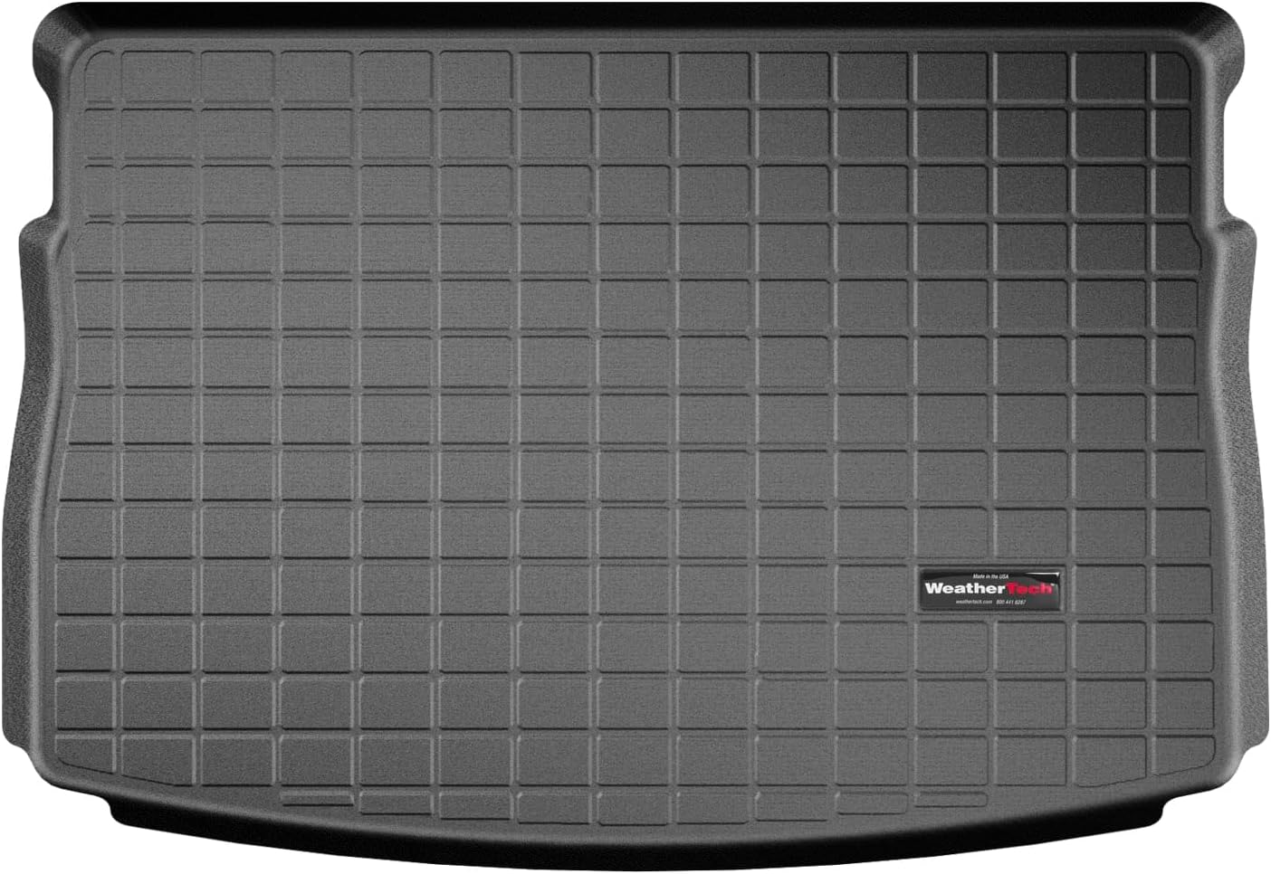WeatherTech Cargo Trunk Liner for VW Golf GTI, Golf R, e-Golf - Cargo Tray in Highest Position (40807), Black