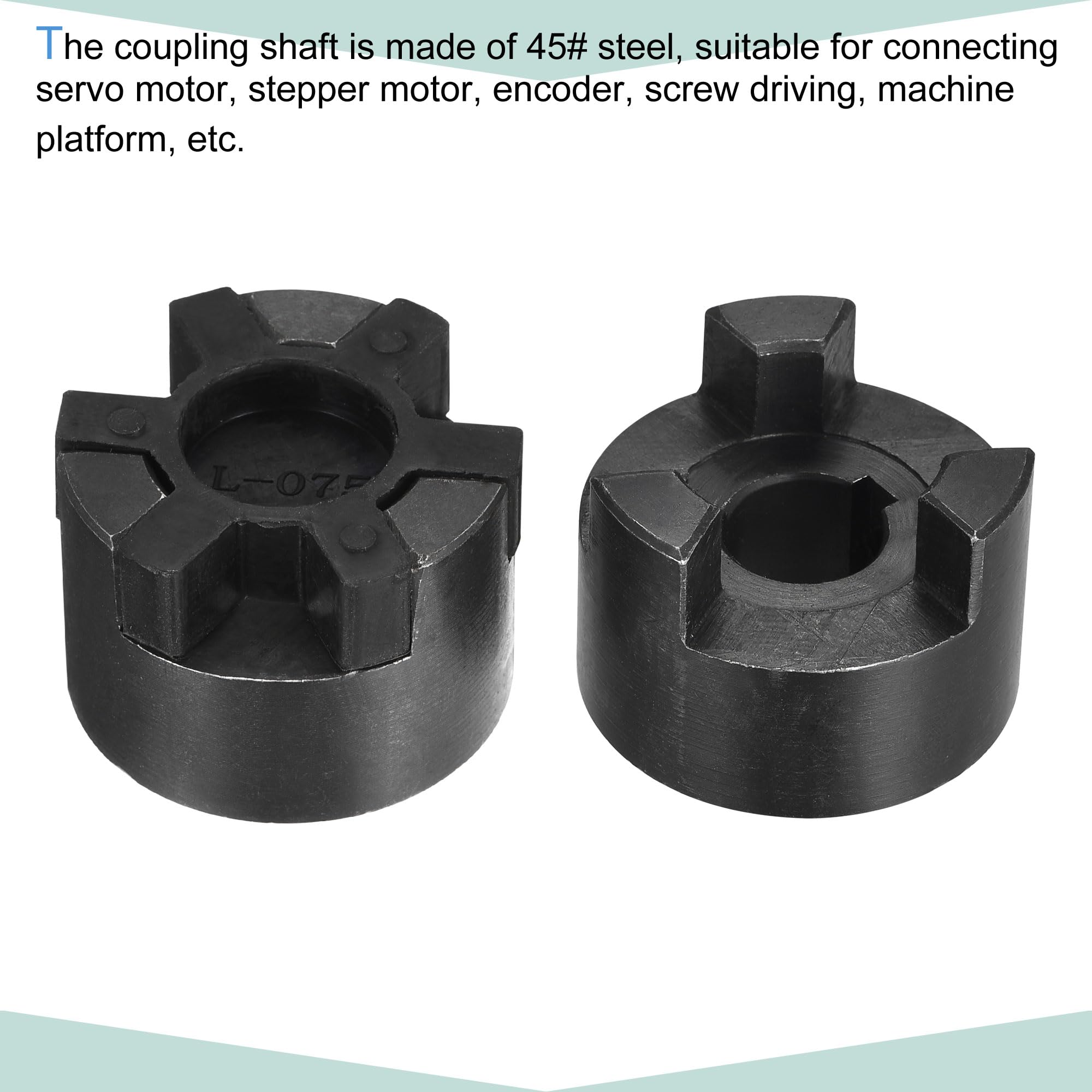 sourcing map Flexible Kupplung Welle 15mm bis 24mm Motor Kupplungsgelenk 53mm L x44.5mm OD