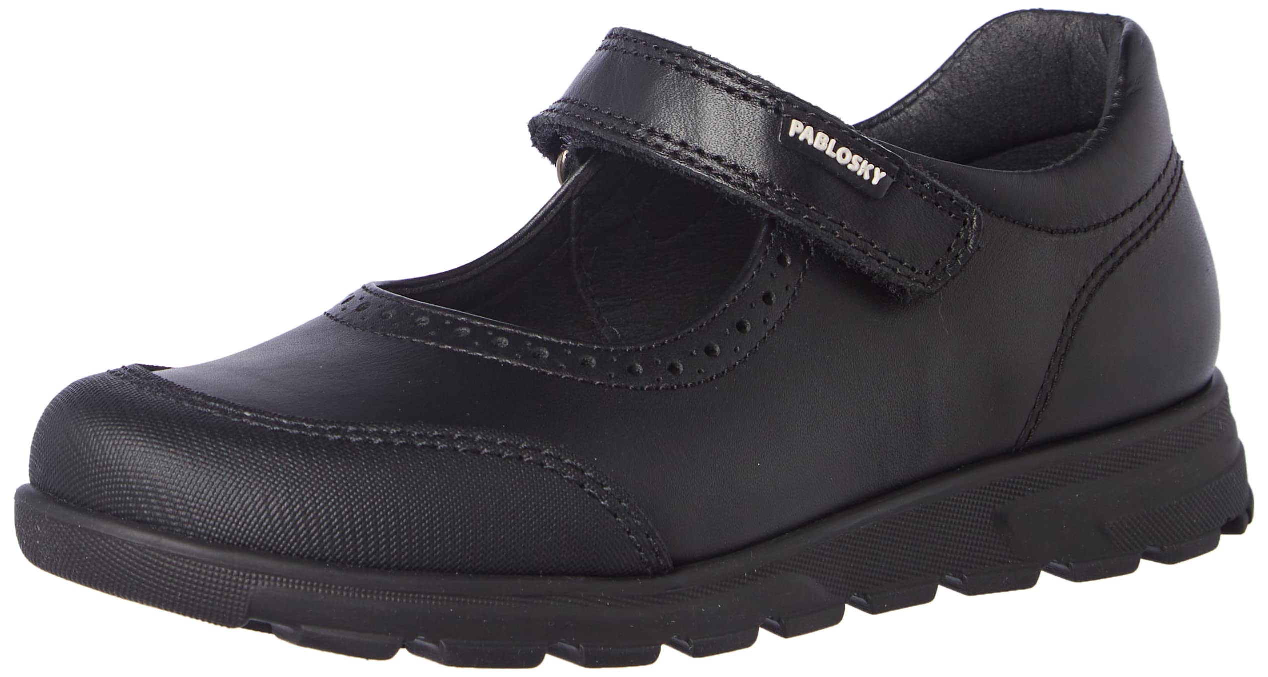 Pablosky Colegiales de Niña Piel con Cierre adherente