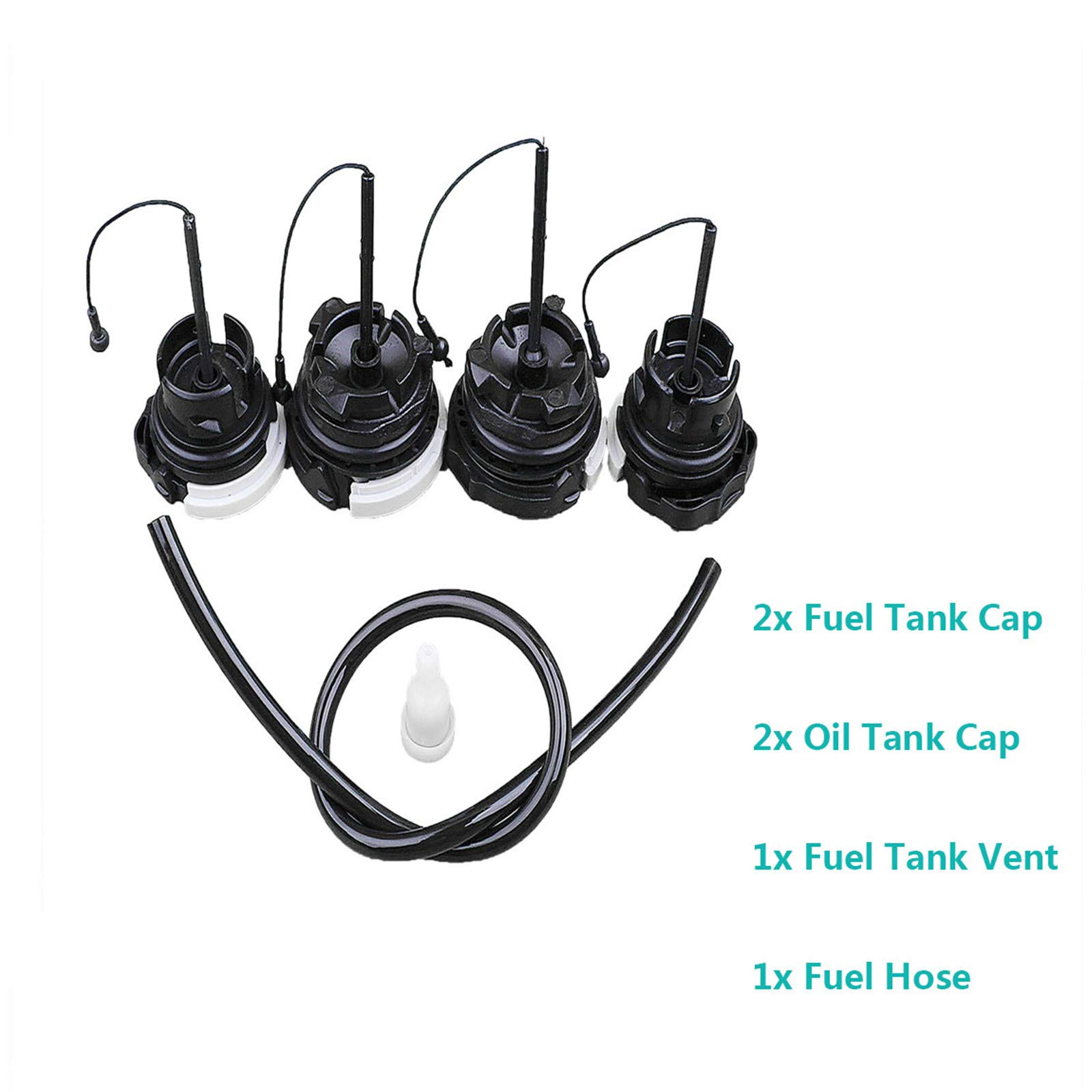Amazon.com: Autoparts Gas Fuel Oil Tank Cap Vent Hose Kit