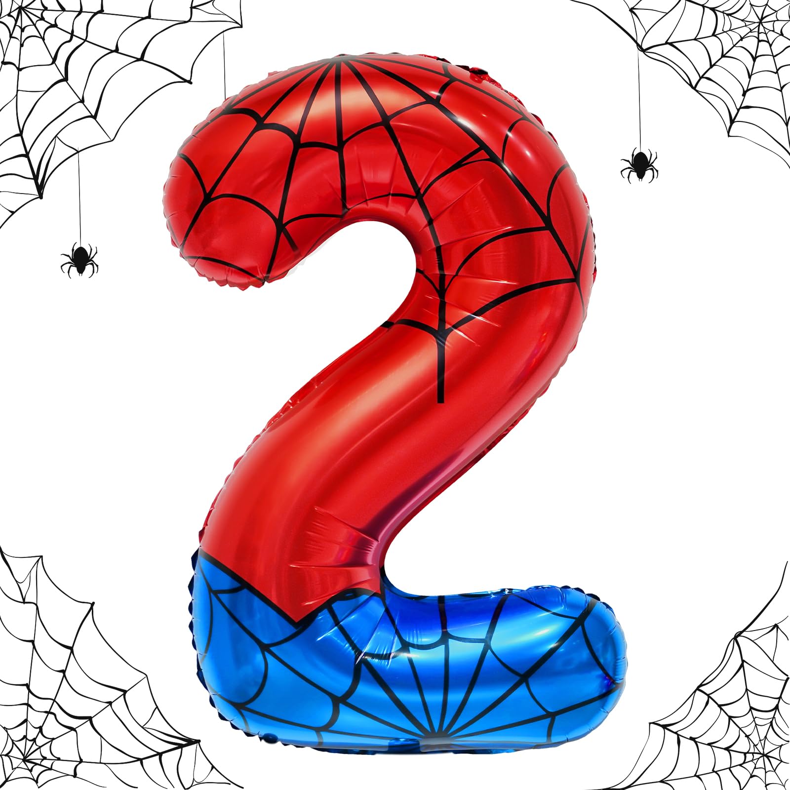 Amazon.com: FANGBBO Spider Web Number 2 Balloon Birthday