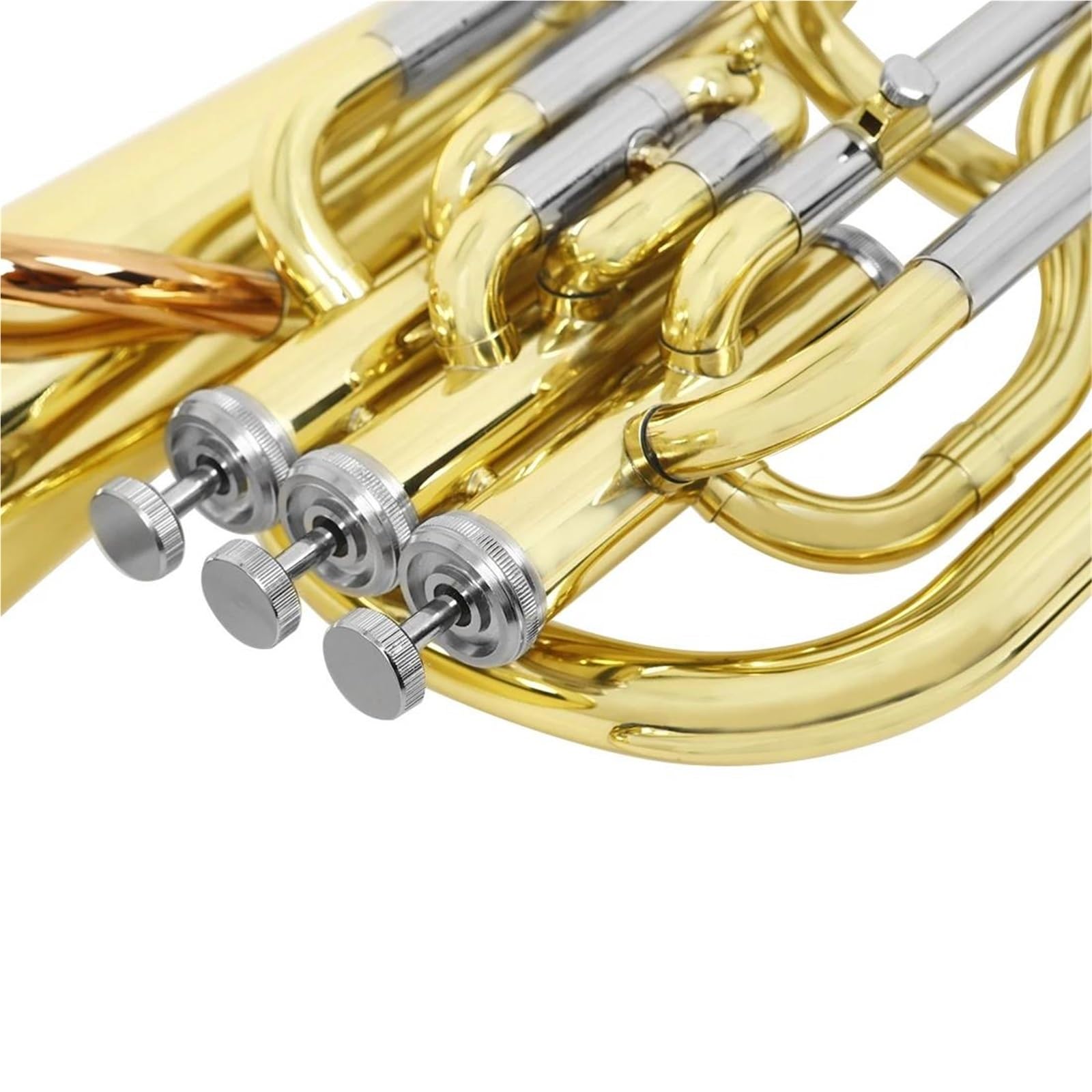 Eufonium Bb Euphonium 3 Kluczowy Pionowy Baryton Tenorowy Z Rękawiczkami Mosiężnymi Instrumentami Muzycznymi
