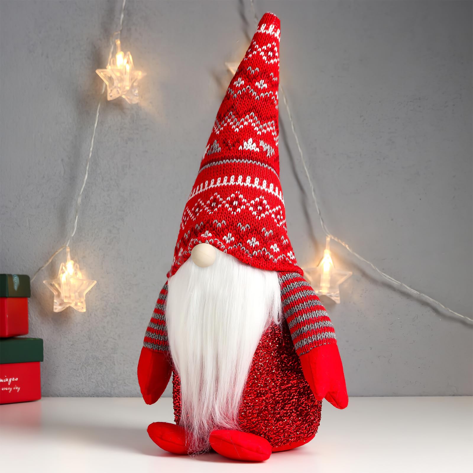 24Pcs Christmas Faux Fur Costume Beard Handmade Dwarf Beard Gnome Beard with Unfinished Wood Balls for DIY Crafts Sewing - Image 4