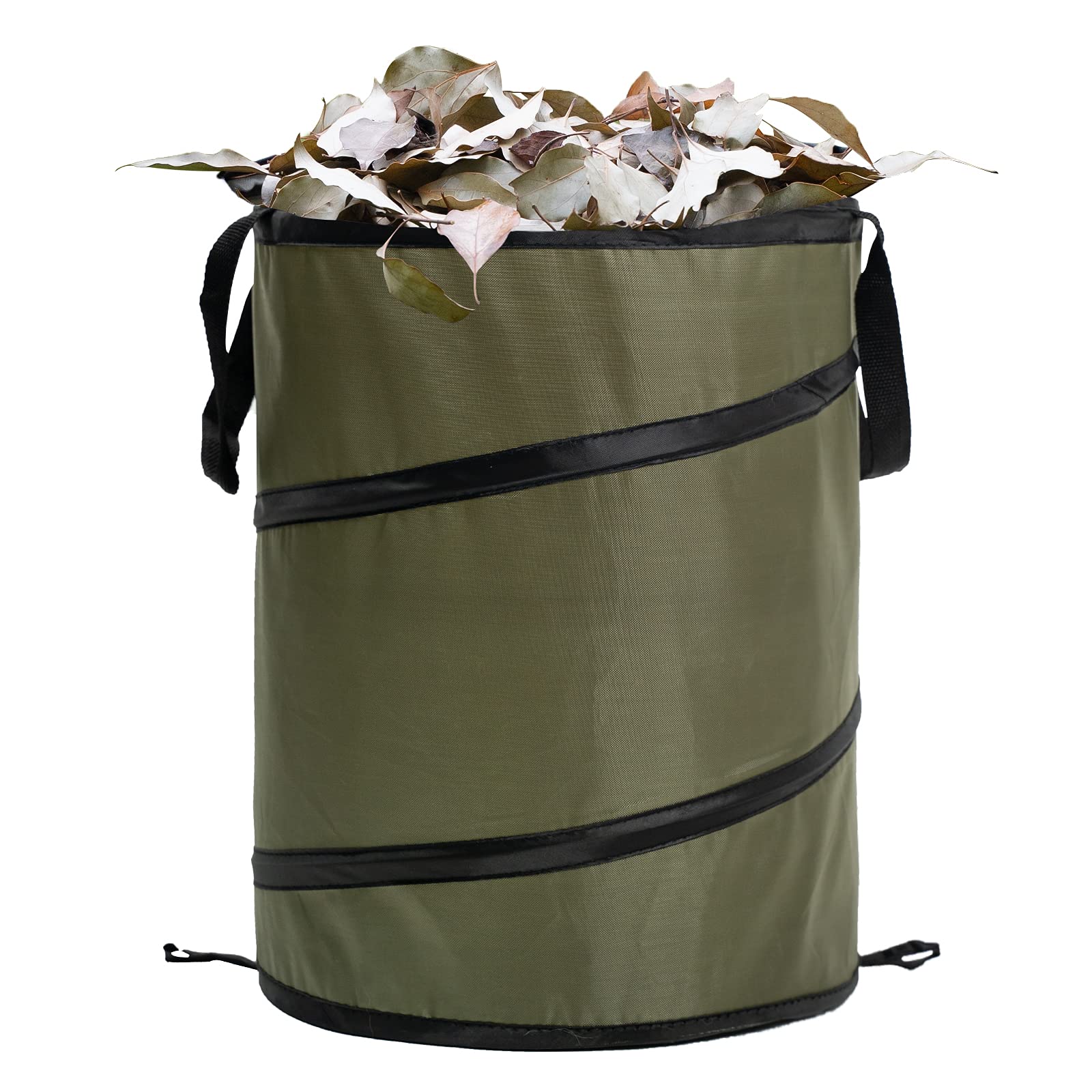 BOOKUU 10 Gallon Metal and Polyester Pop-Up Recycle Bin