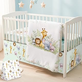 Wildlife Theme Crib Bedding Set