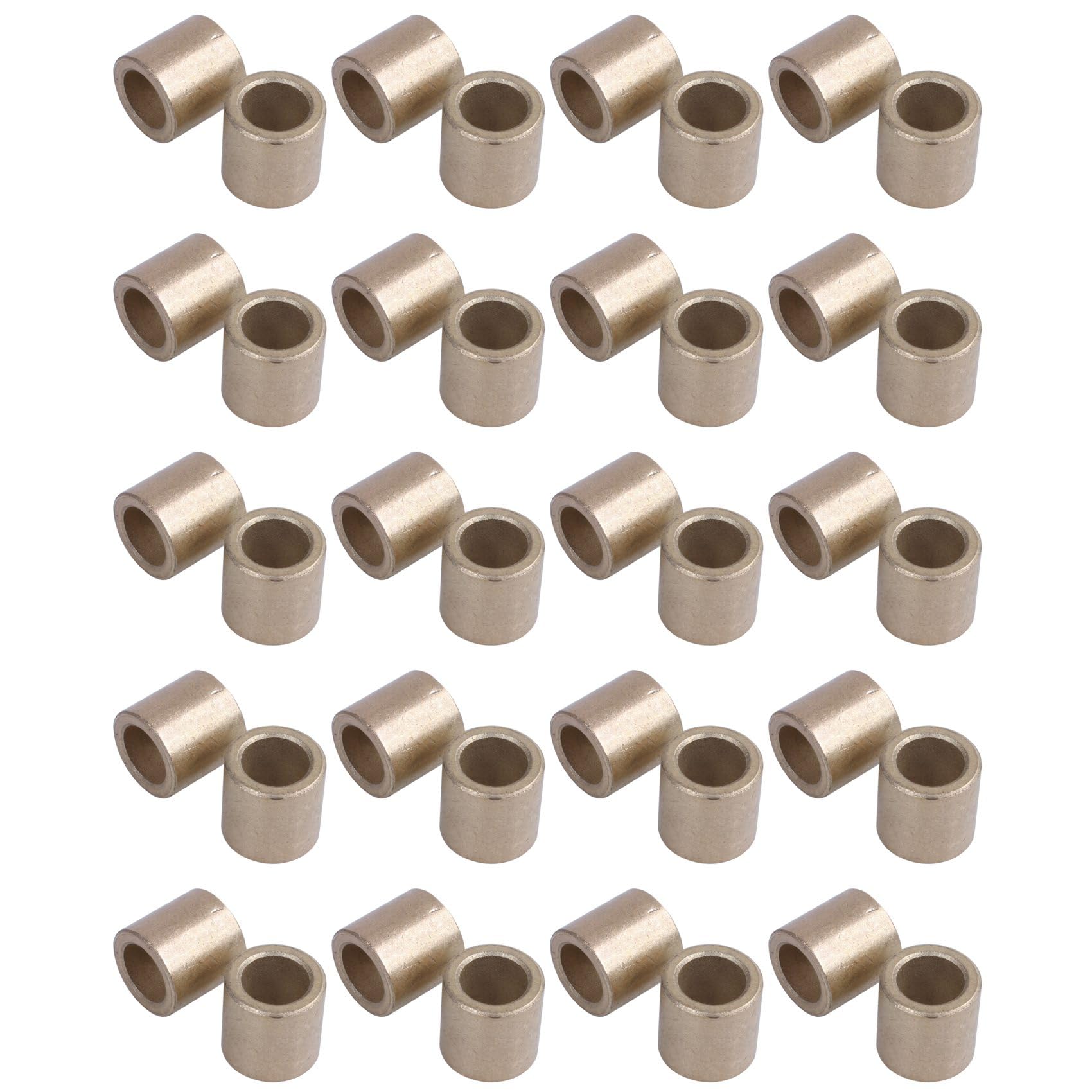 Kueohse 40 Pieces of Oil-Immersed Sintered Bronze Bushing Bearing Sleeve 8x12x12mm