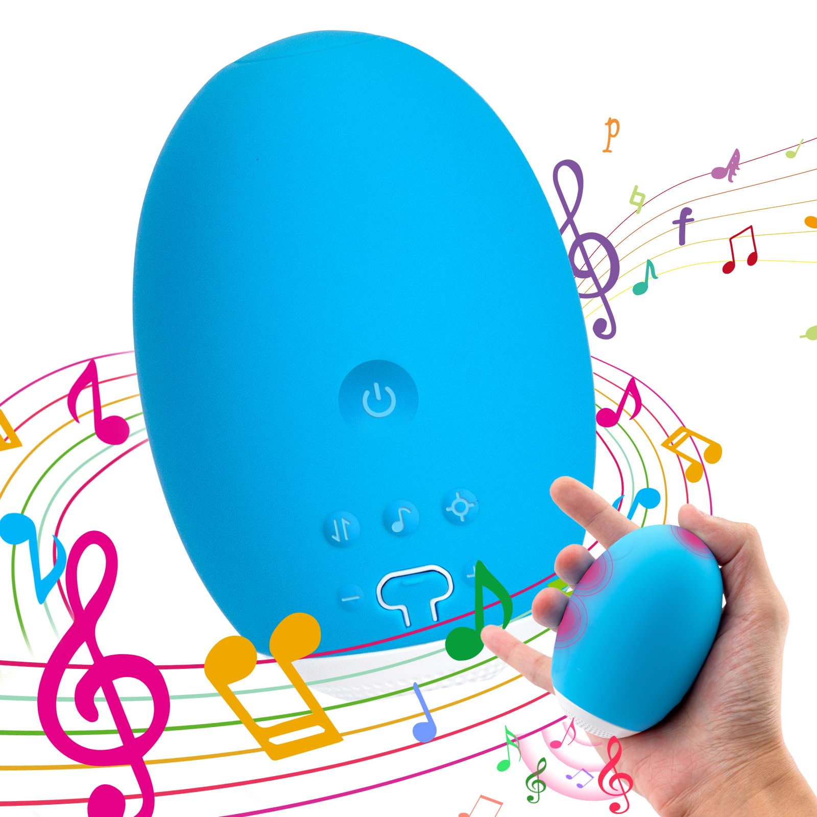 Thumb Piano, Electronic Handy Piano for Music Beginner,5-Keys 13 Kinds of Musical Instruments, Pocket Portable Educational Keyboard Finger Instruments,Easter Birthday Gift for Kids and Adults