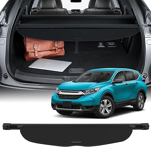 Miniatura 101 de SCITOO Cubierta de carga 2013 2014 2015 2016 2017 2018 compatible con Toyota RAV4 2.5L actualizado anti-mirón retráctil trasero maletero cubierta