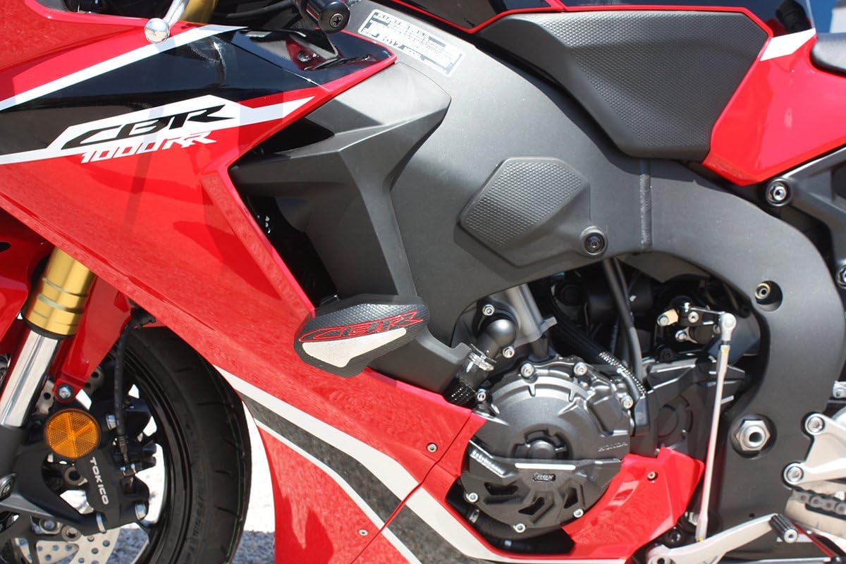T-Rex Racing No Cut Frame Sliders for Honda 2017-2023 CBR1000RR (Red)